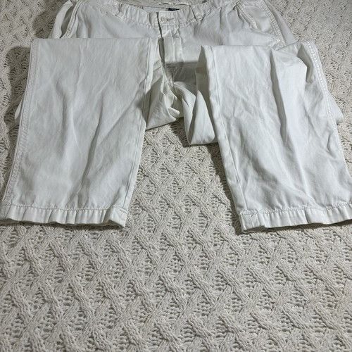 Polo Ralph Lauren VTG Polo Ralph Lauren Silky Cotton Chino Pants in Snow-White Size US 36 / EU 52 - 12 Thumbnail