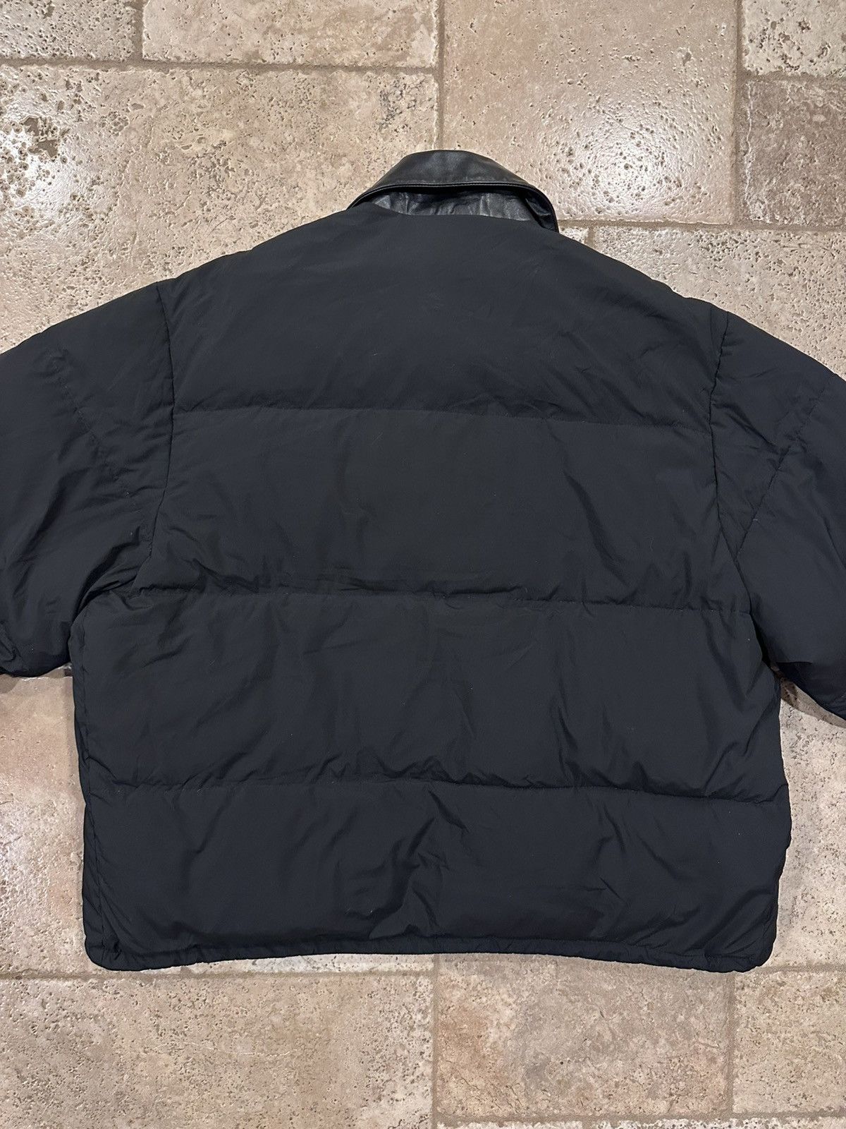 Miu Miu Miu Miu Technical Ponge Cropped Down Puffer Padded Jacket Size US L / EU 52-54 / 3 - 13 Thumbnail