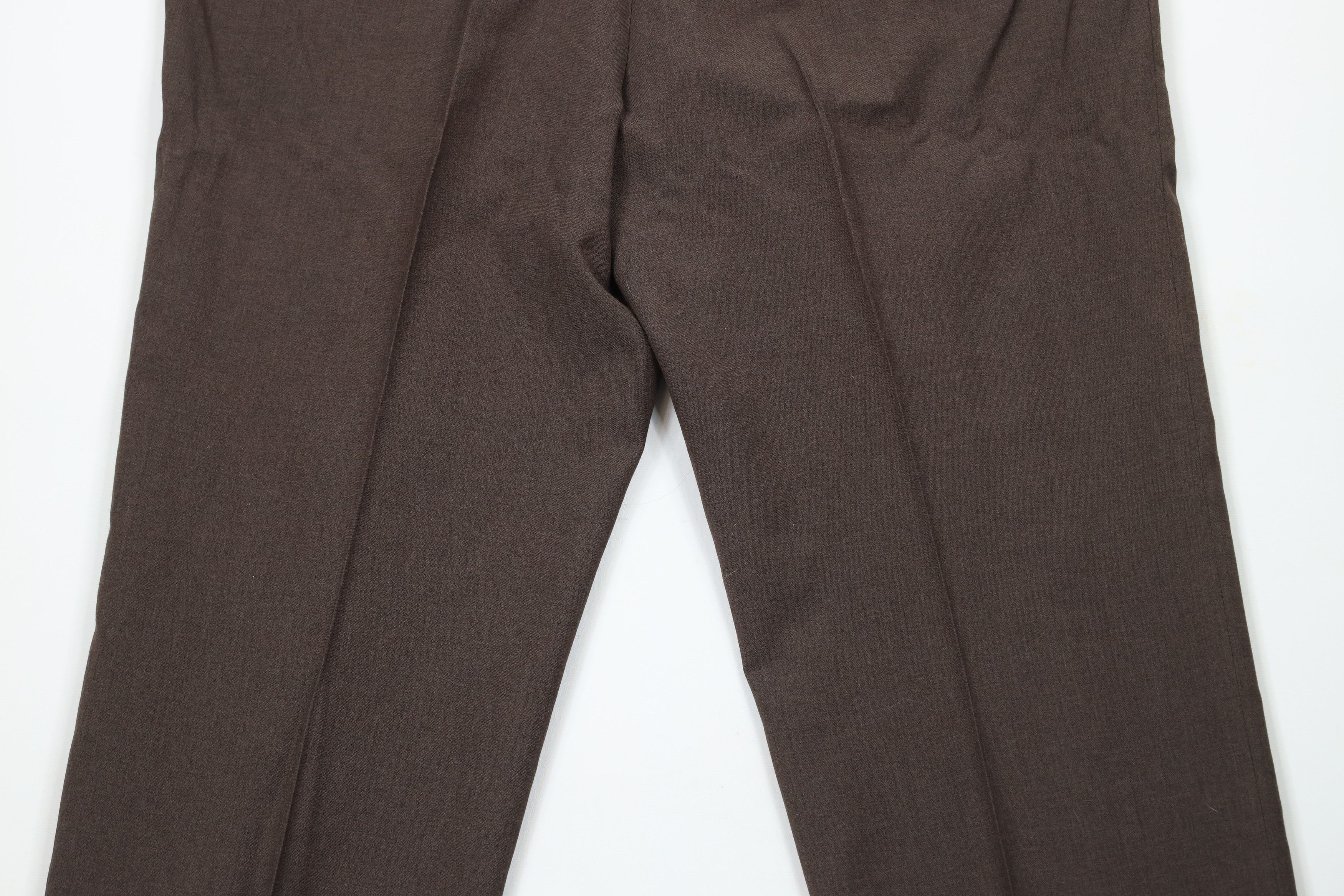 Vintage Vintage 90s Streetwear Worsted Wide Leg Chino Pants Brown Size US 42 / EU 58 - 14 Thumbnail