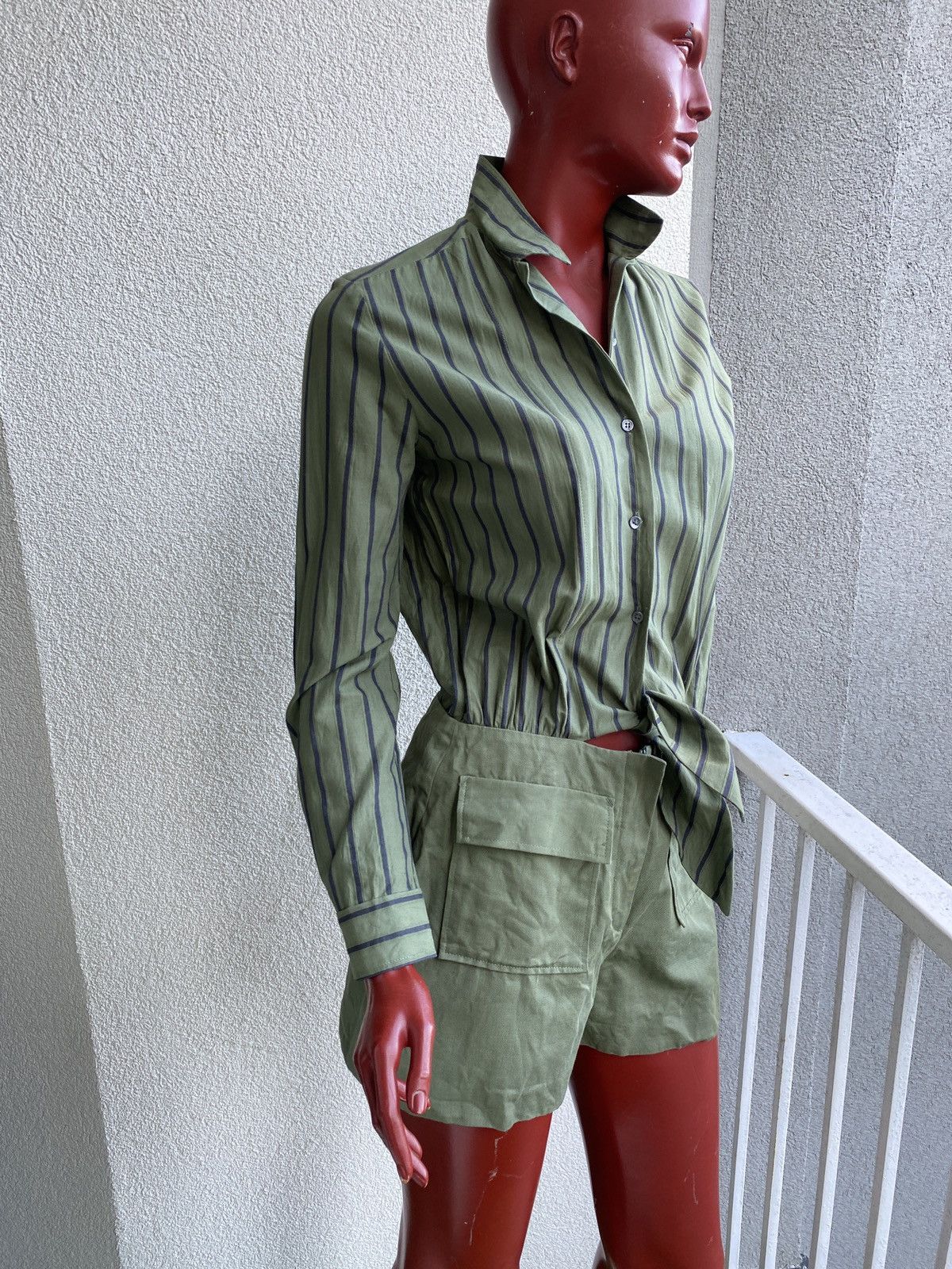 Sandro Panik Playsuit size 2 cotton Sandro Size 26" / US 2 / IT 38 - 4 Thumbnail