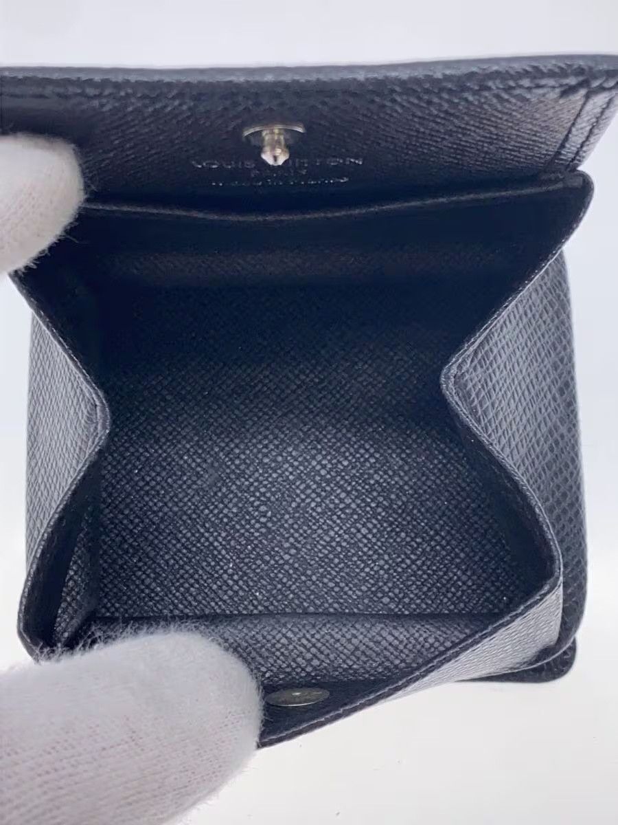 Louis Vuitton Louis Vuitton Taiga Porte Monnaie Boite Black Size ONE SIZE - 4 Thumbnail