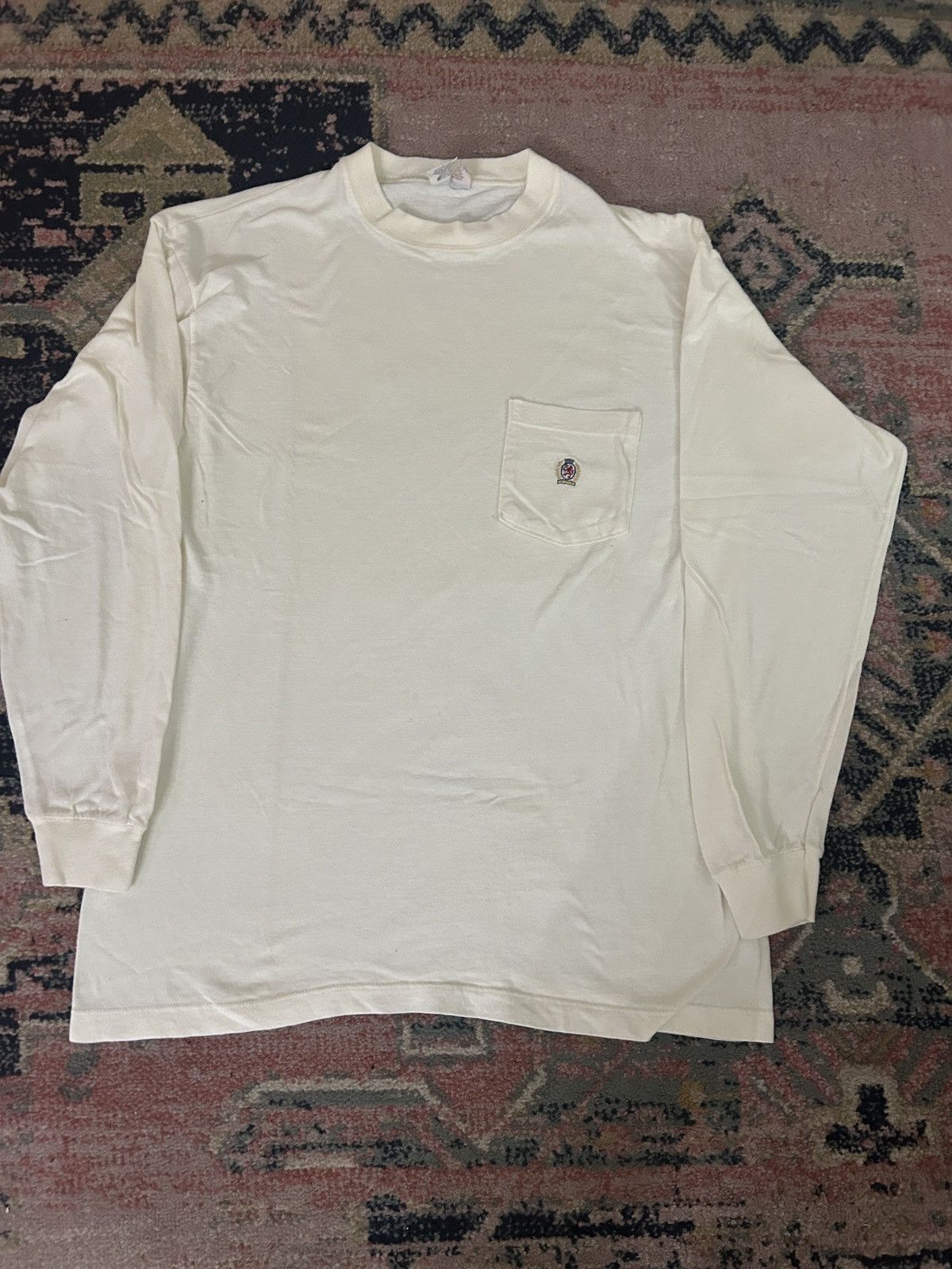 Tommy Hilfiger Vintage 90’s Tommy Hilfiger Long Sleeve T Shirt Size US XL / EU 56 / 4 - 1 Thumbnail