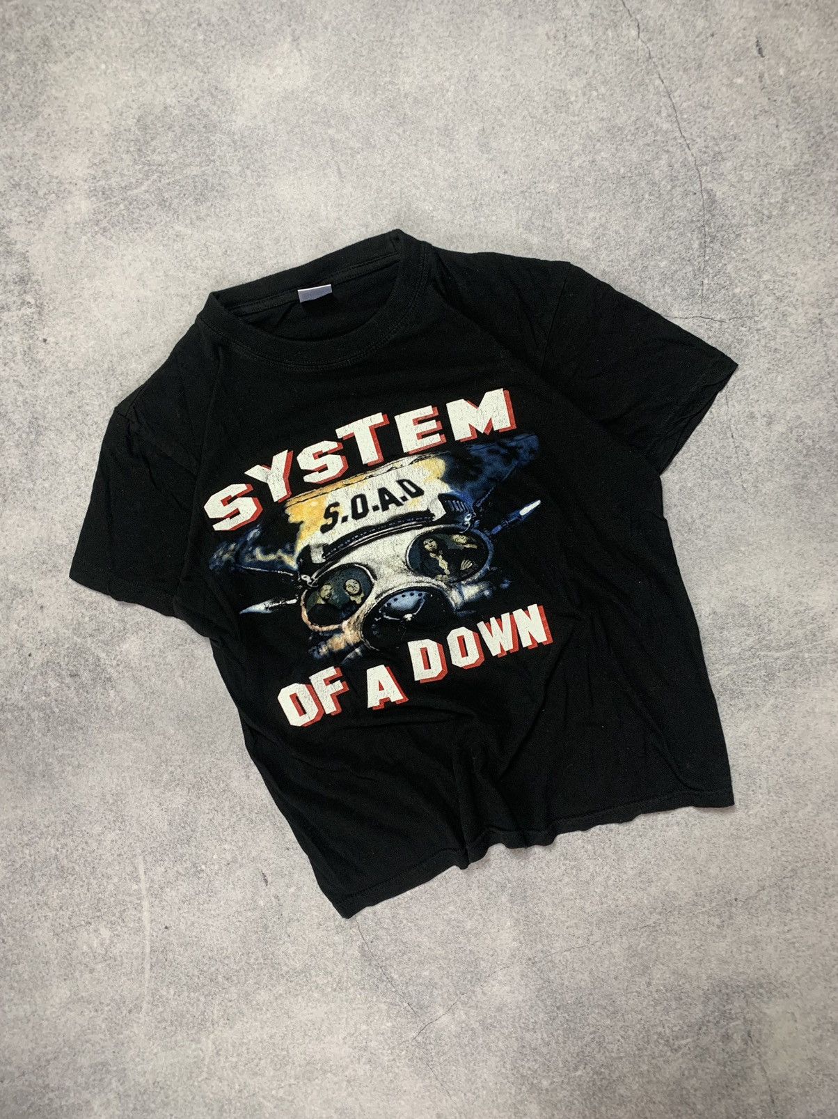 Vintage System Of A Down S.O.A.D Rock Y2K Band Tee