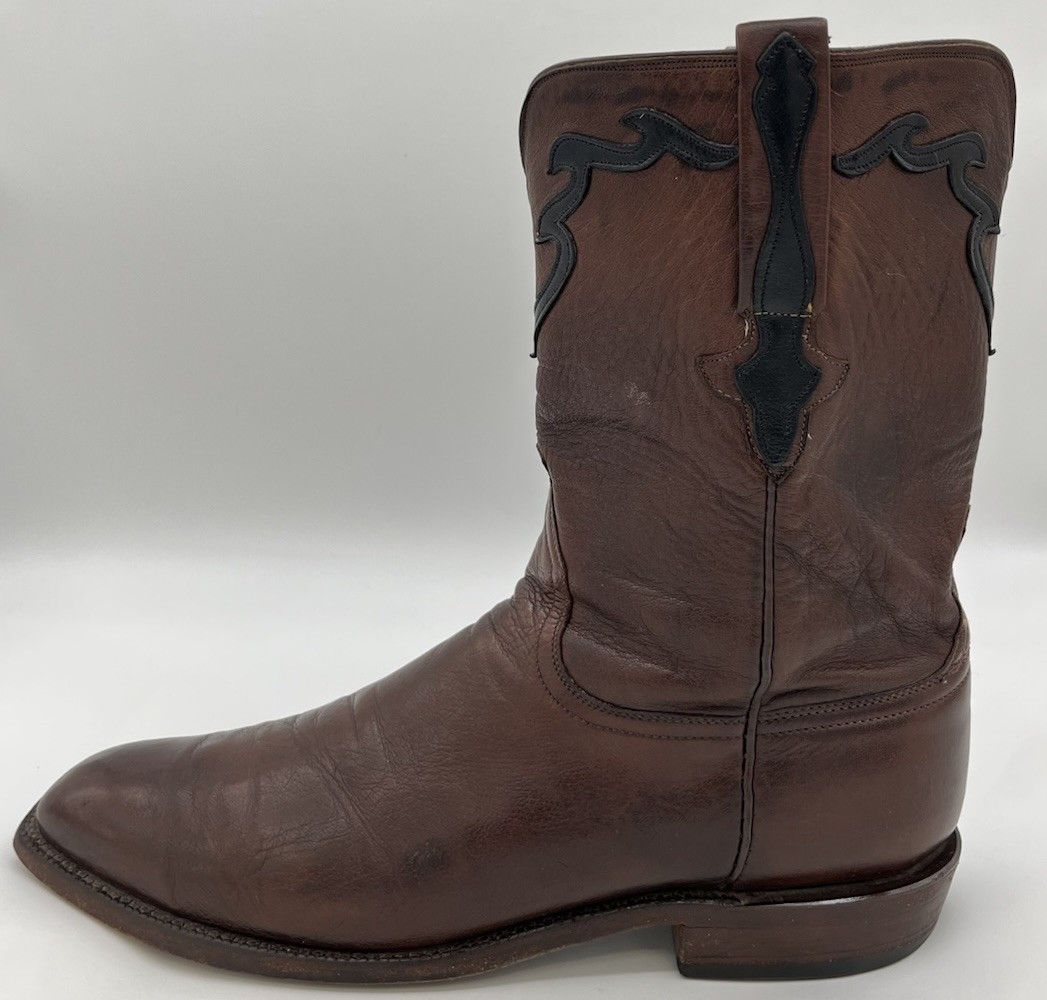 Lucchese LUCCHESE CLASSICS WHISKEY BURNISHED FLORENCE BUFFALO BOOTS Size US 13 / EU 46 - 5 Thumbnail