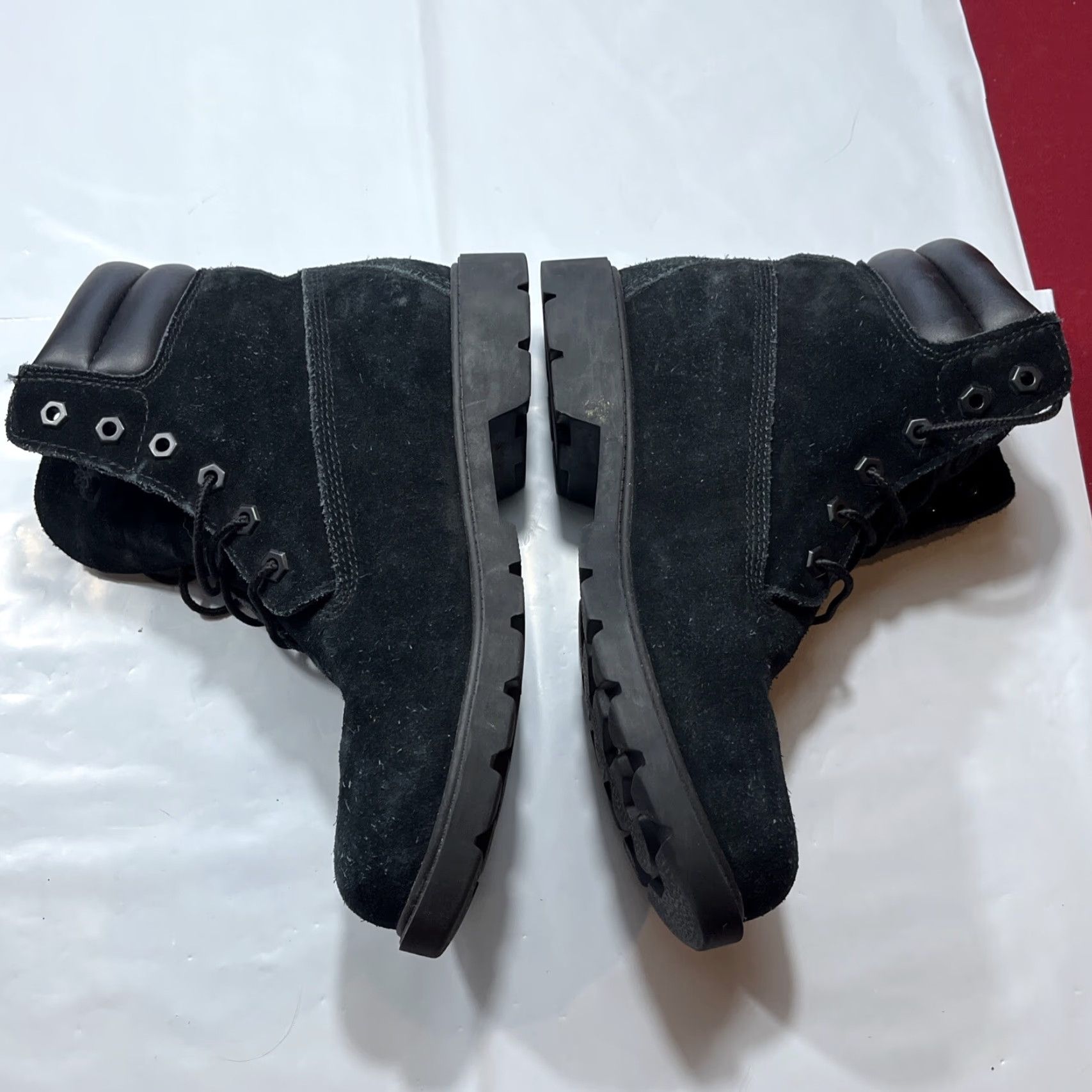 Timberland Timberland BLACK SUEDE ANKLE Boots Women’s 8 Waterproof 400 Gram Primaloft A2759 Size US 8 / IT 38 - 7 Thumbnail