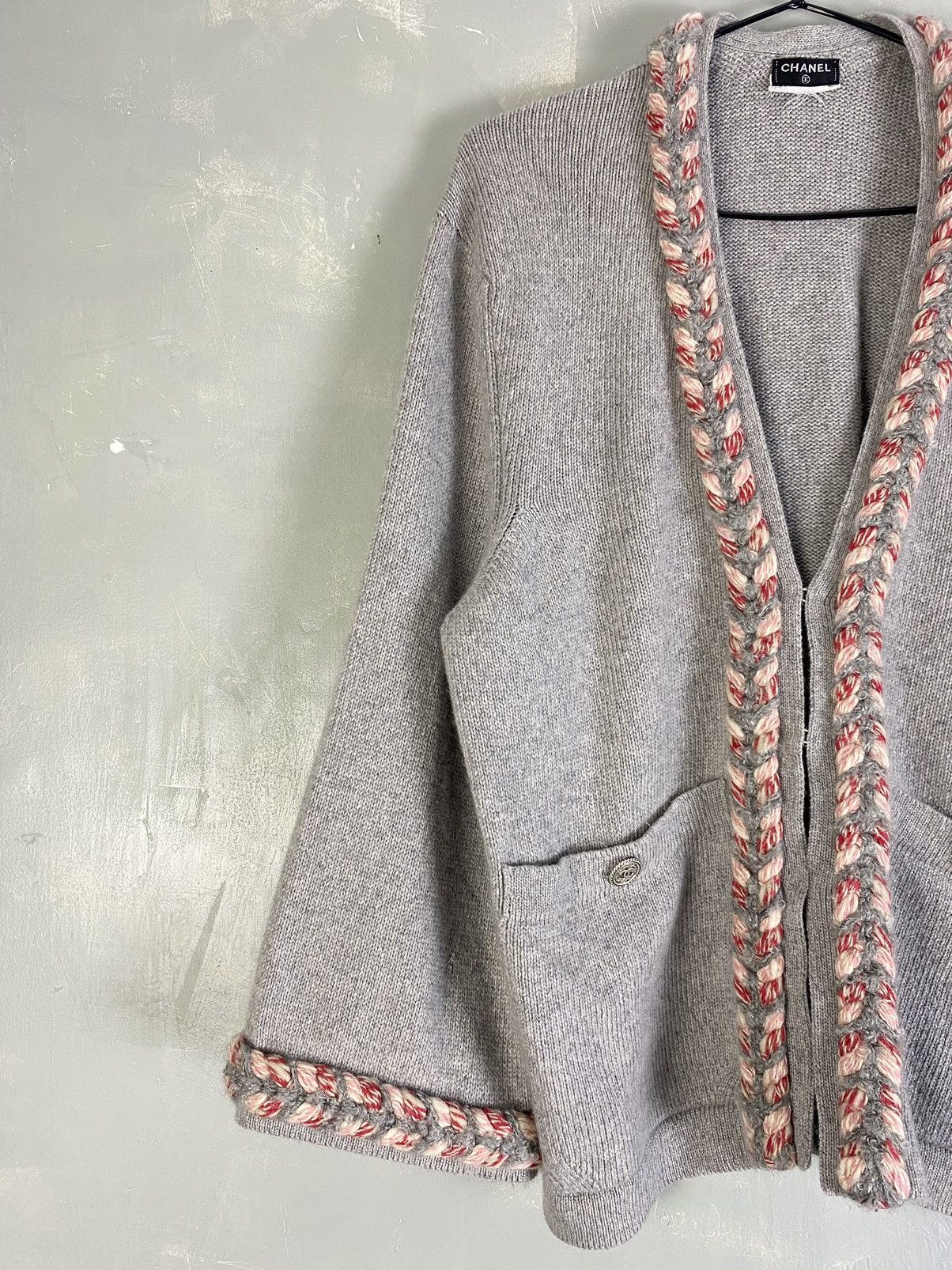 Chanel Chanel Cashmere Rope Accent Cardigan Size M / US 6-8 / IT 42-44 - 3 Thumbnail