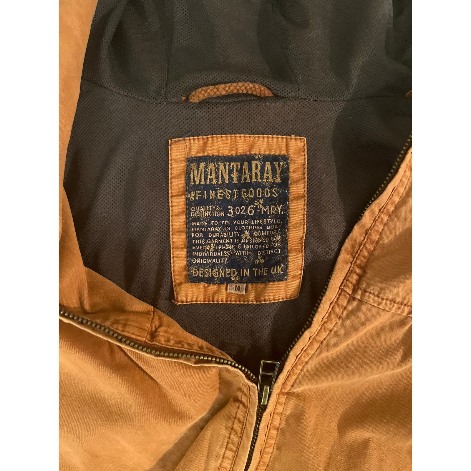 Vintage Mantaray UK Burnt Orange Hooded Utility Jacket Men’s Medium Size US M / EU 48-50 / 2 - 4 Thumbnail