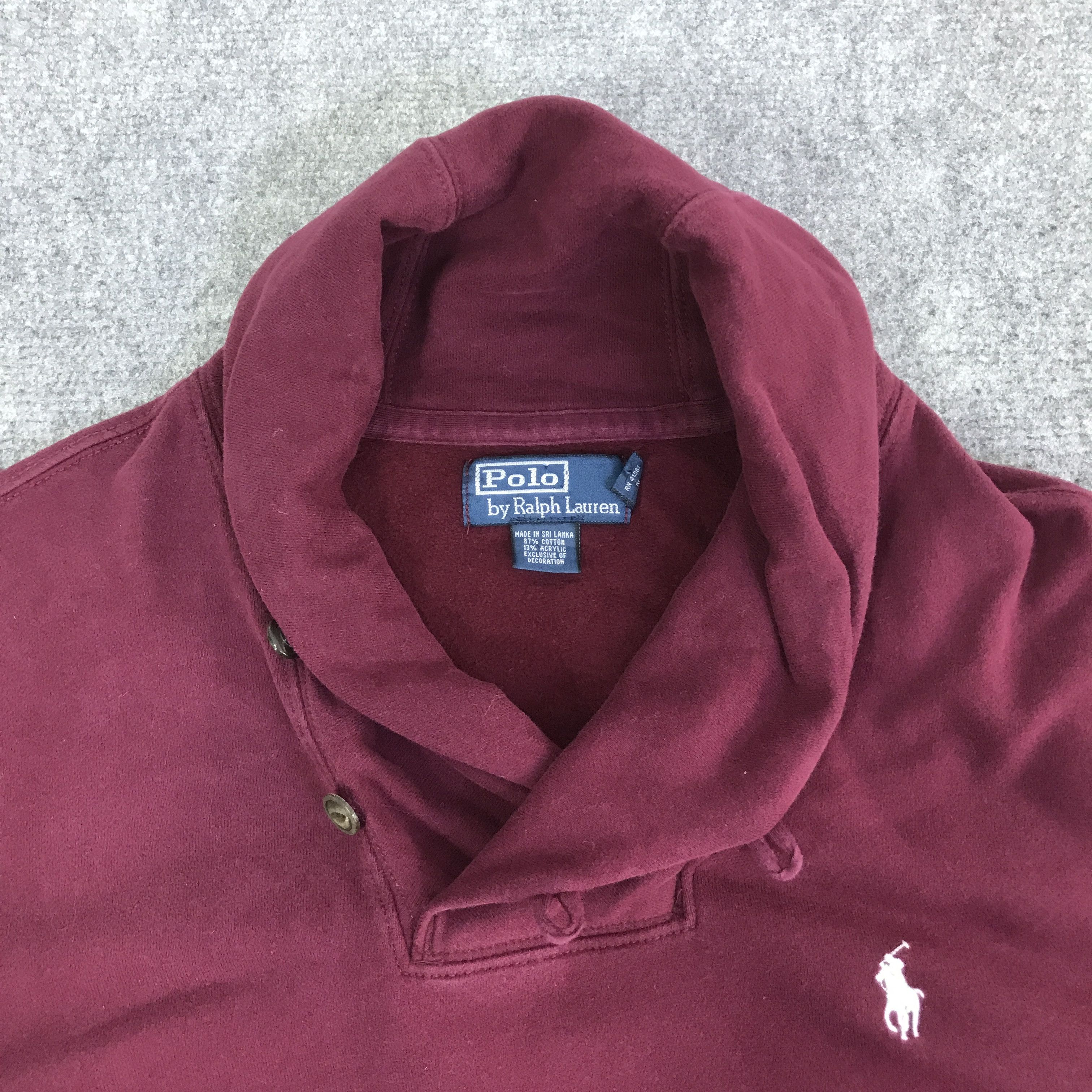 Polo Ralph Lauren polo ralph lauren sweashirt half button design Size US L / EU 52-54 / 3 - 8 Thumbnail