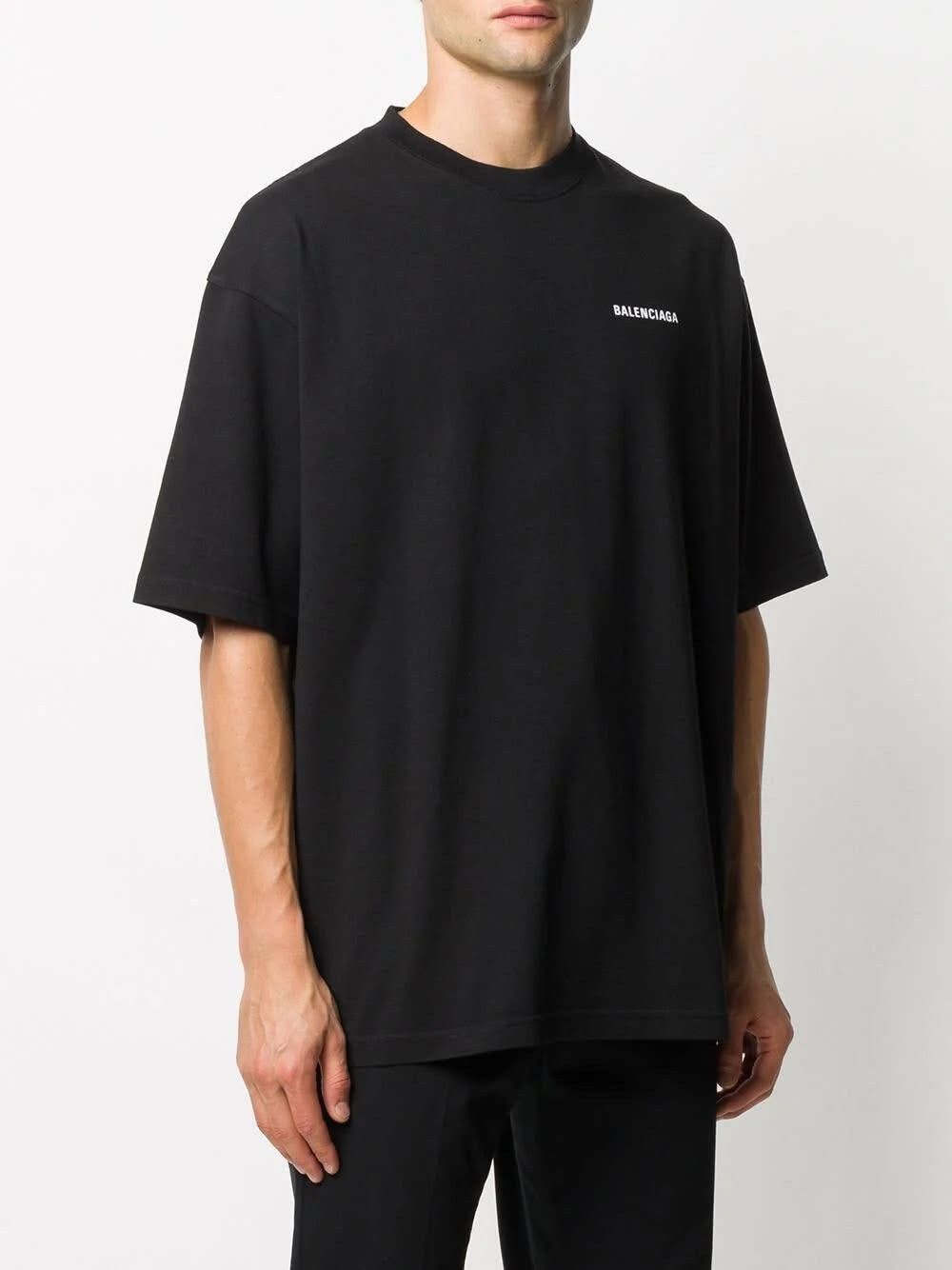 Balenciaga Small logo tee Size US XL / EU 56 / 4 - 1 Thumbnail