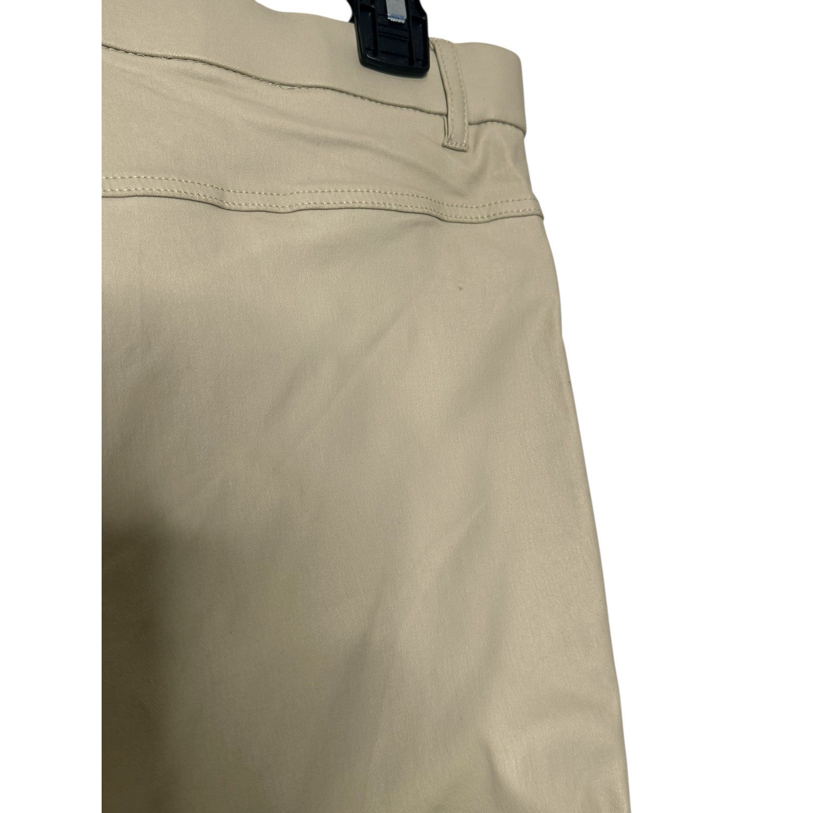 Zara ZARA cream beige vegan leather skinny pants size Medium Size 28" / US 6 / IT 42 - 8 Thumbnail