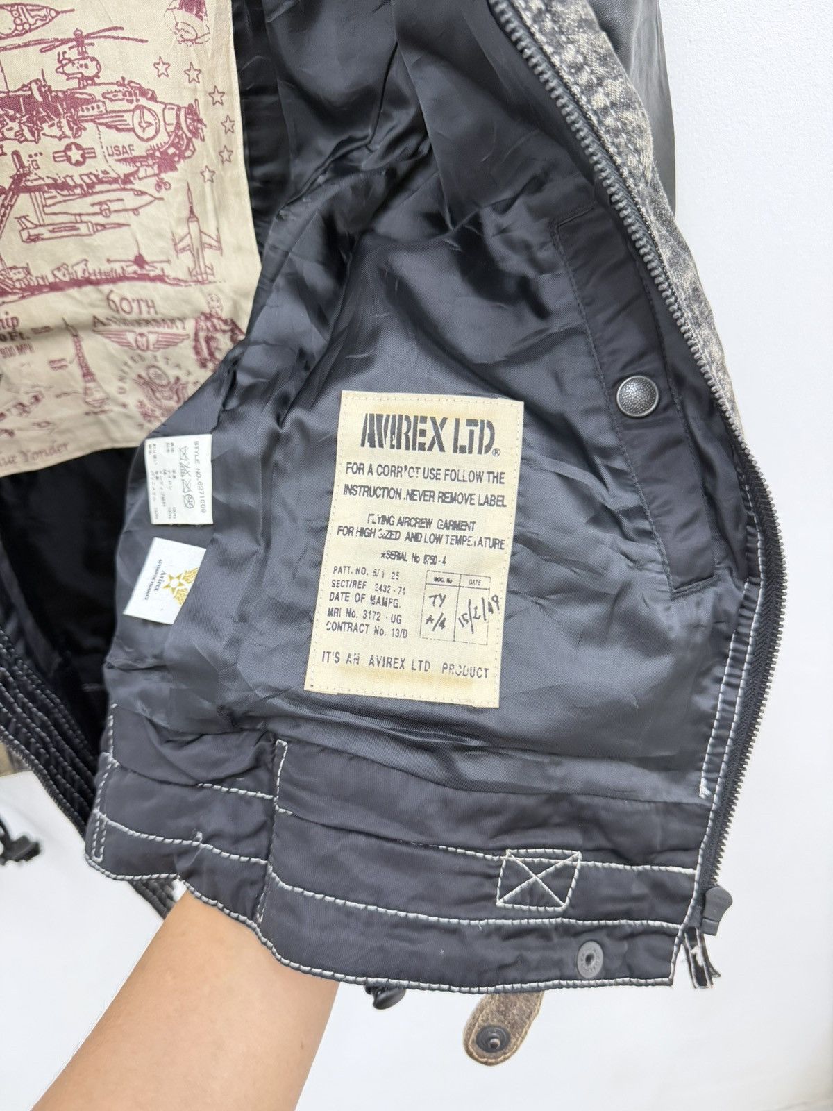 Avirex AVIREX 60th Anniversary Model Riders Size S Black From Japan Size US S / EU 44-46 / 1 - 6 Thumbnail