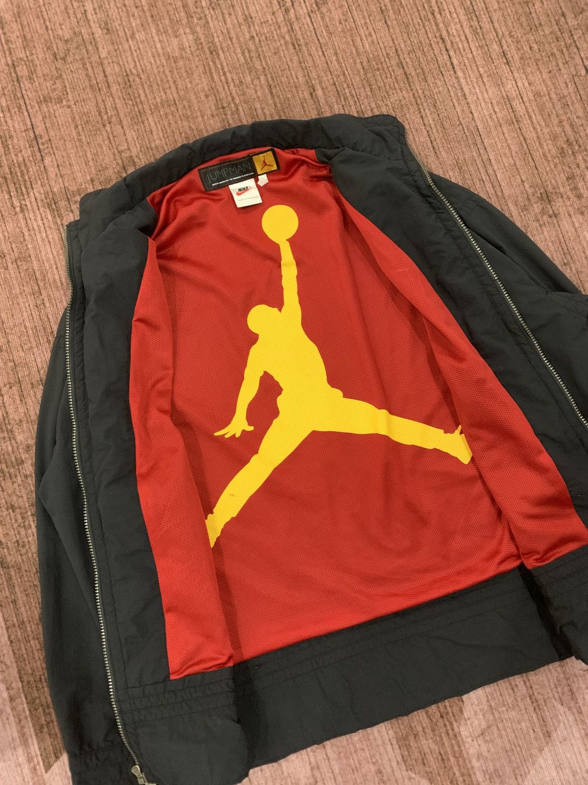 Nike 90s Air Jordan Gold Jumpman Black Patterned Size US M / EU 48-50 / 2 - 5 Thumbnail