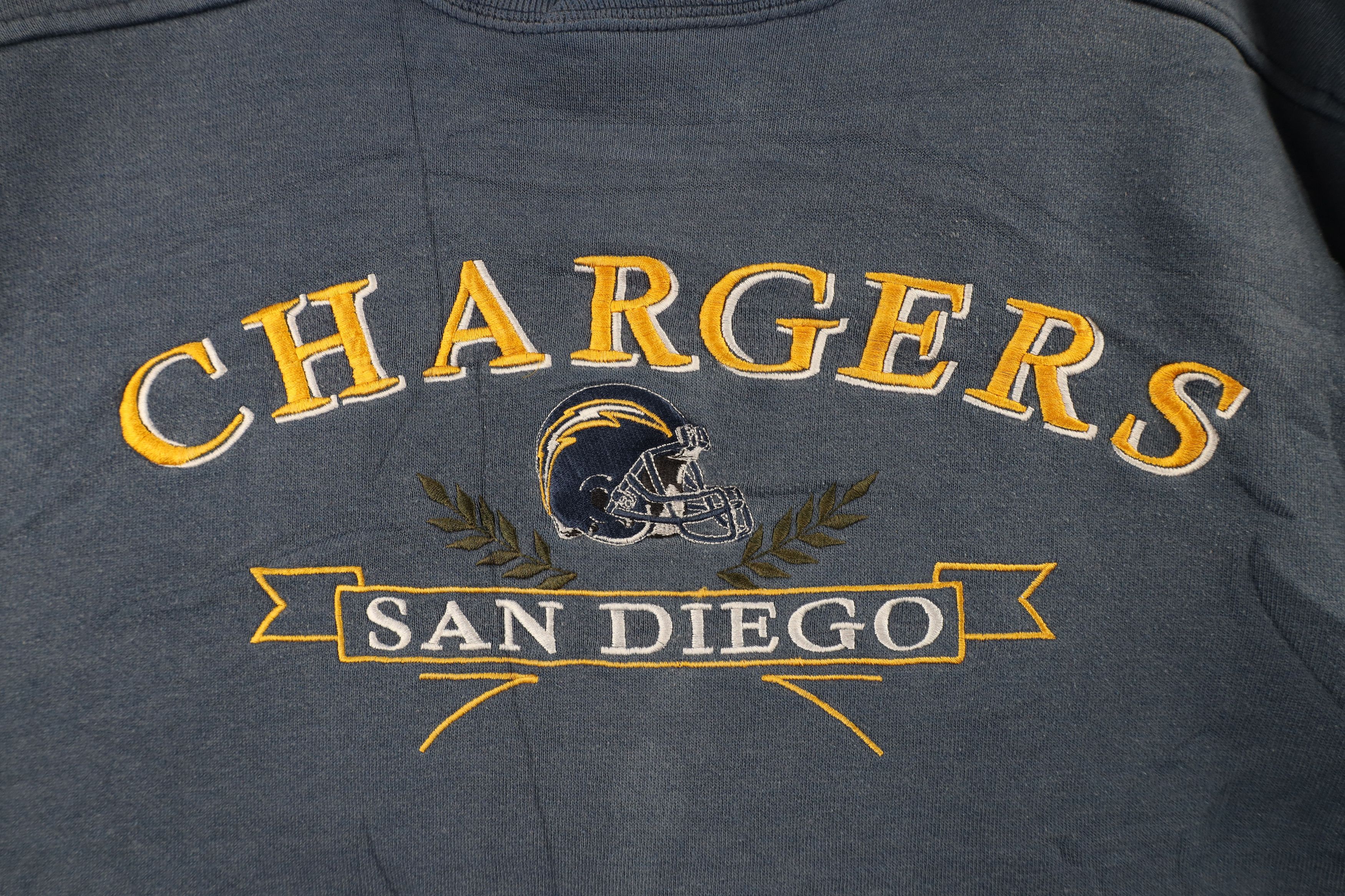 Starter × Vintage Vintage 90s Starter San Diego Chargers Football Sweatshirt Size US XL / EU 56 / 4 - 6 Thumbnail
