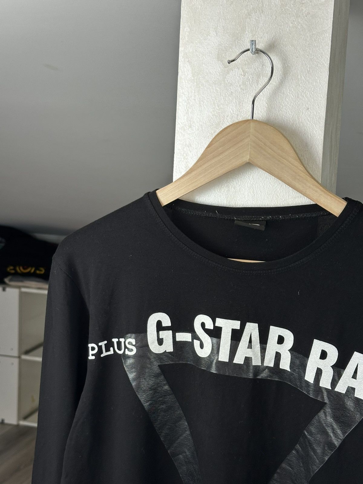 G-Star Gstar Raw Long Sleeve T shirt Size US L / EU 52-54 / 3 - 2 Thumbnail
