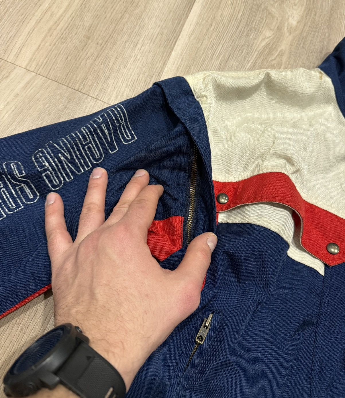 Vintage Honda 2 in 1 International Racing Team Bomber Jacket