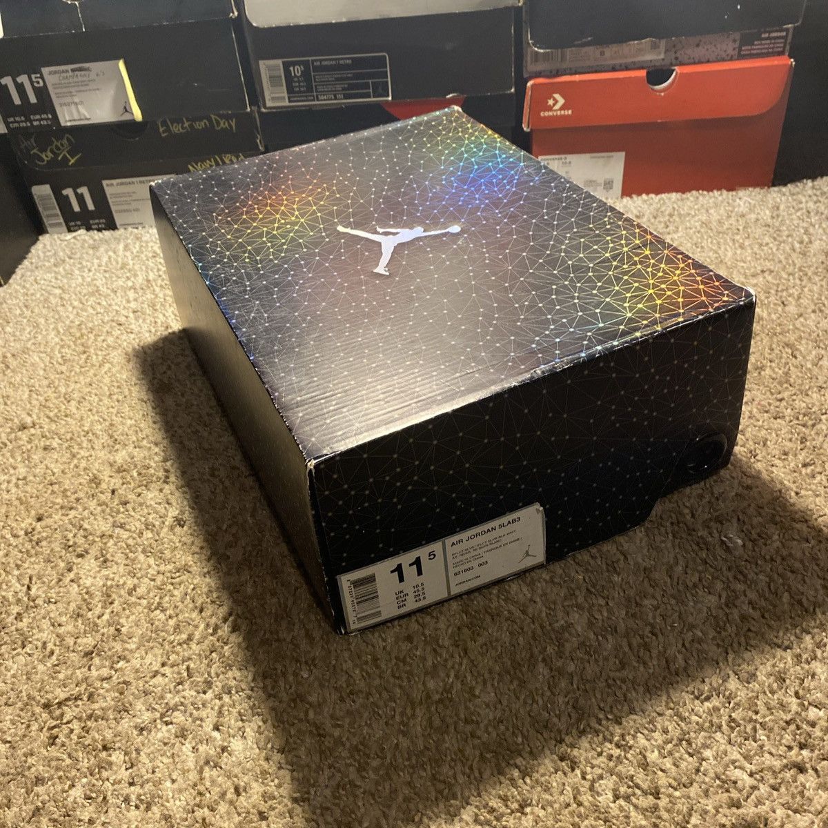 Jordan Brand × Nike × Vintage Jordan 3 lab3 reflective Size US 11.5 / EU 44-45 - 8 Thumbnail