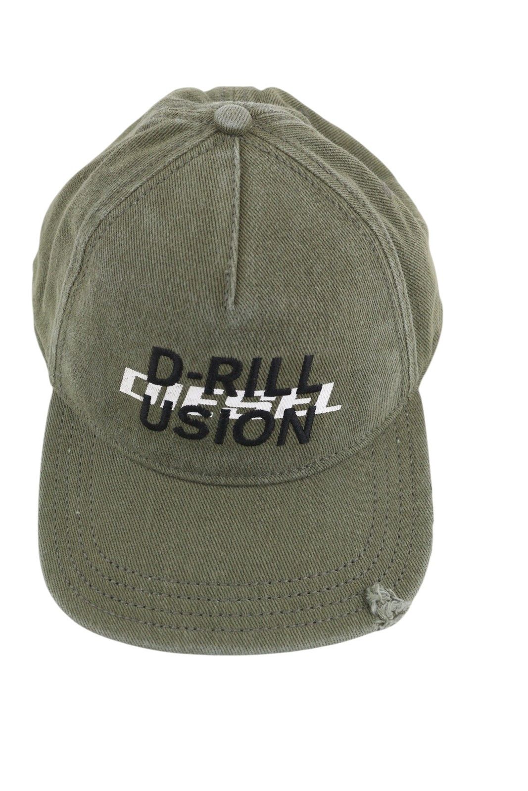 Diesel C-STONE 2 D-Rill Usion Green Cotton Logo Cap 82768