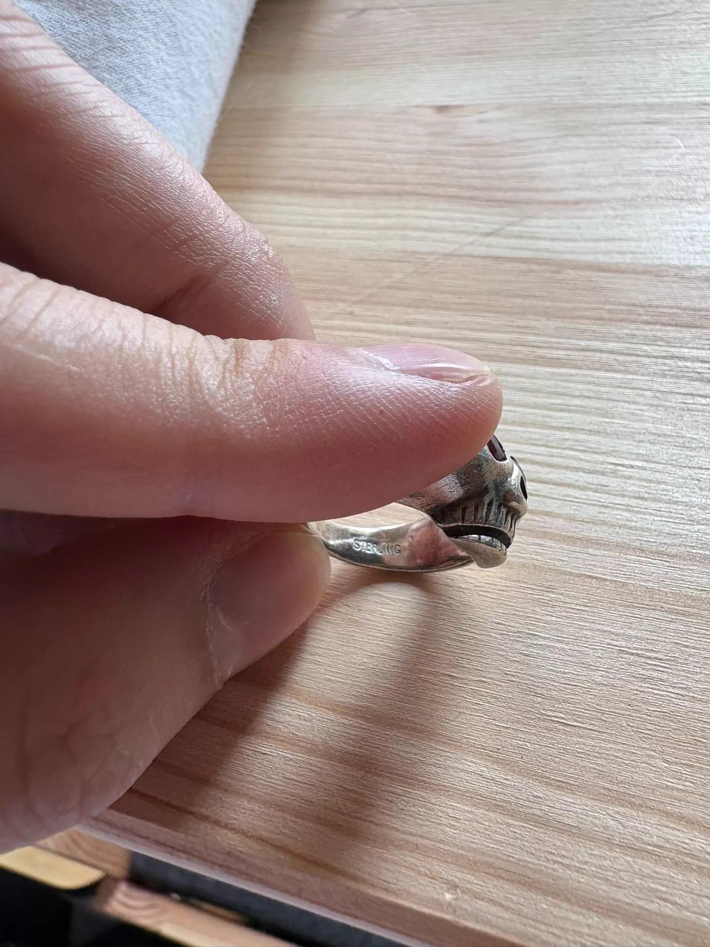 Other FLASH POINT Skull Ruby Ring Johnny Depp 12 JPN 7/10 Size ONE SIZE - 9 Thumbnail