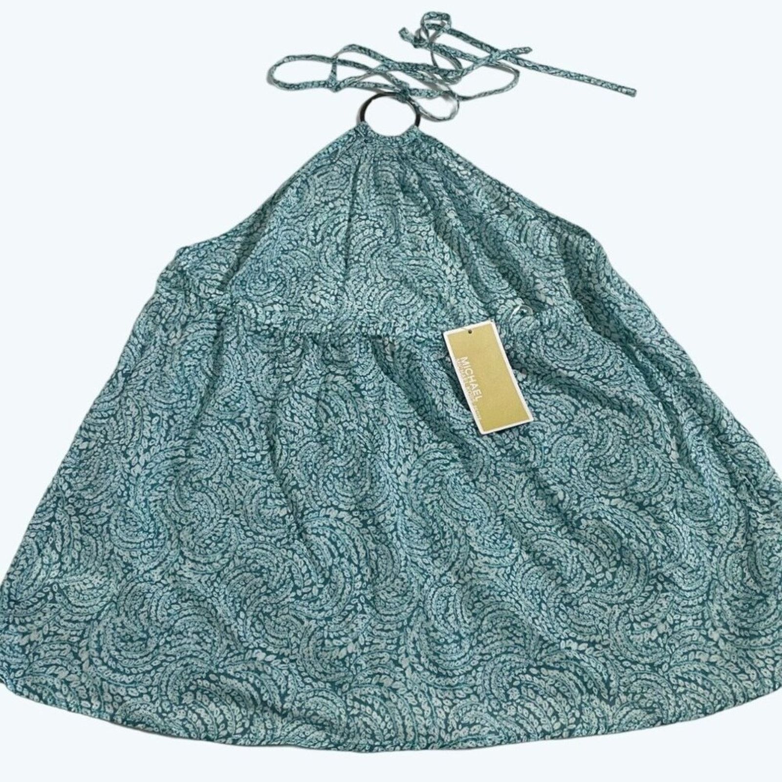 Michael Kors Michael Kors Halter Top Shibori Printed Large Petite Size L / US 10 / IT 46 - 5 Thumbnail