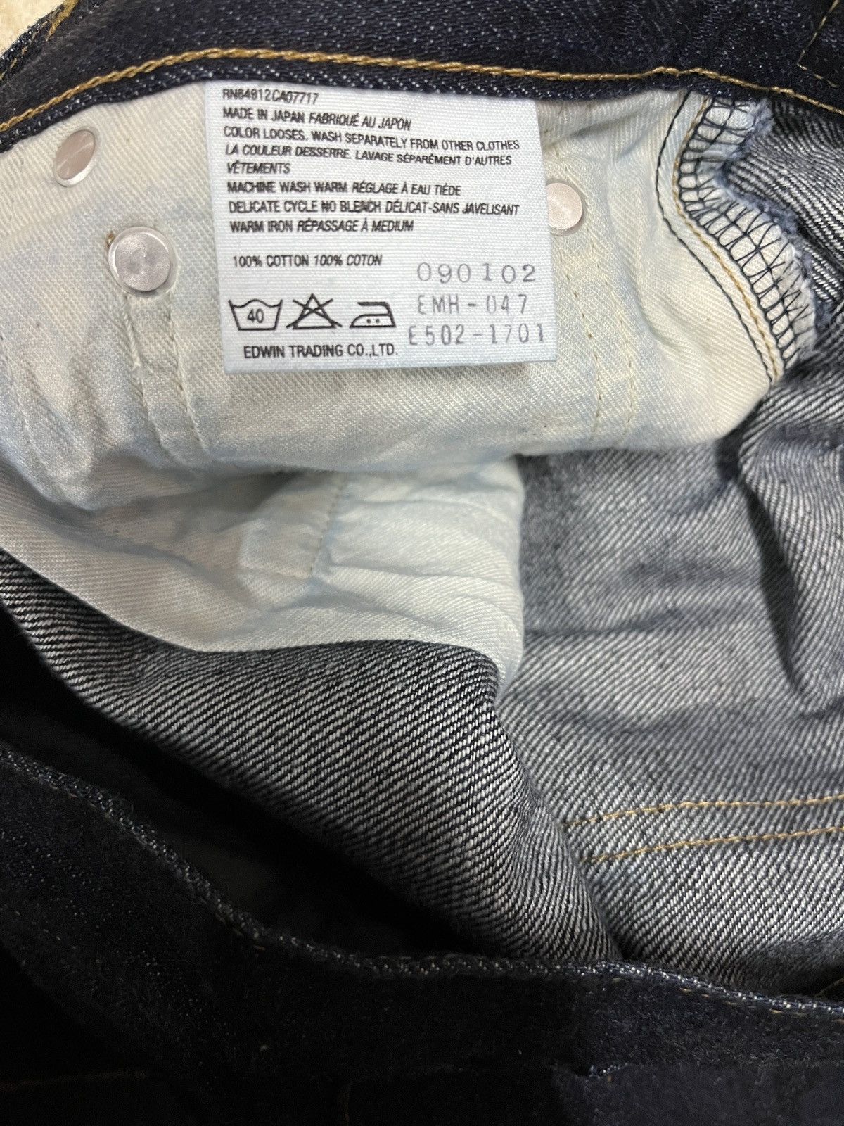 Edwin × Japanese Brand × Margaret Howell Margaret howell mini skrits blue denim Size 29" - 10 Thumbnail