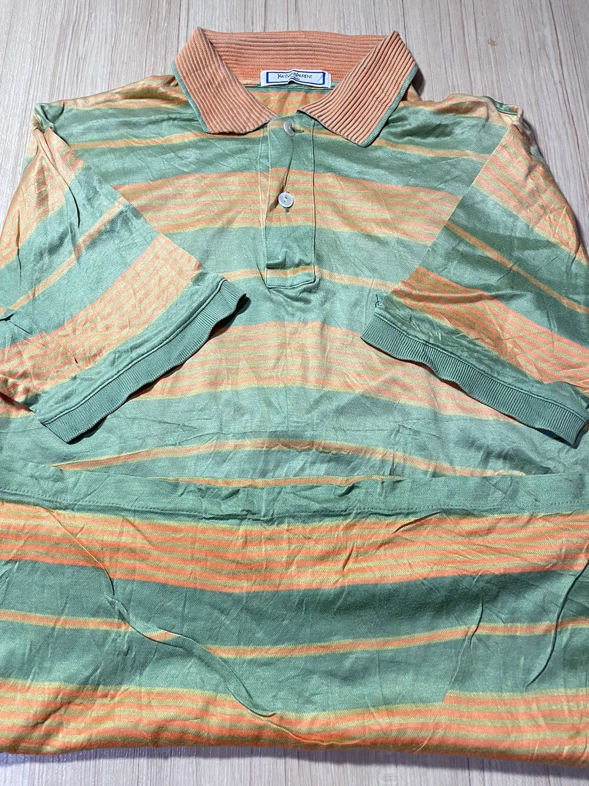 Vintage × Yves Saint Laurent VINTAGE YVES SAINT LAURENT POLO TEE Size US L / EU 52-54 / 3 - 7 Thumbnail