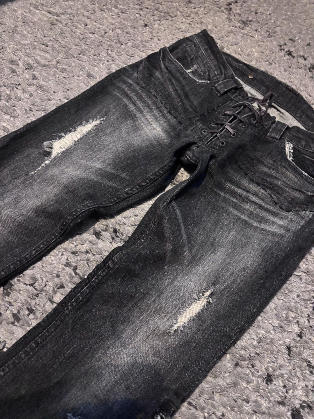 Tornado Mart Lace up Japanese brand Bootcut Size US 28 / EU 44 - 4 Thumbnail