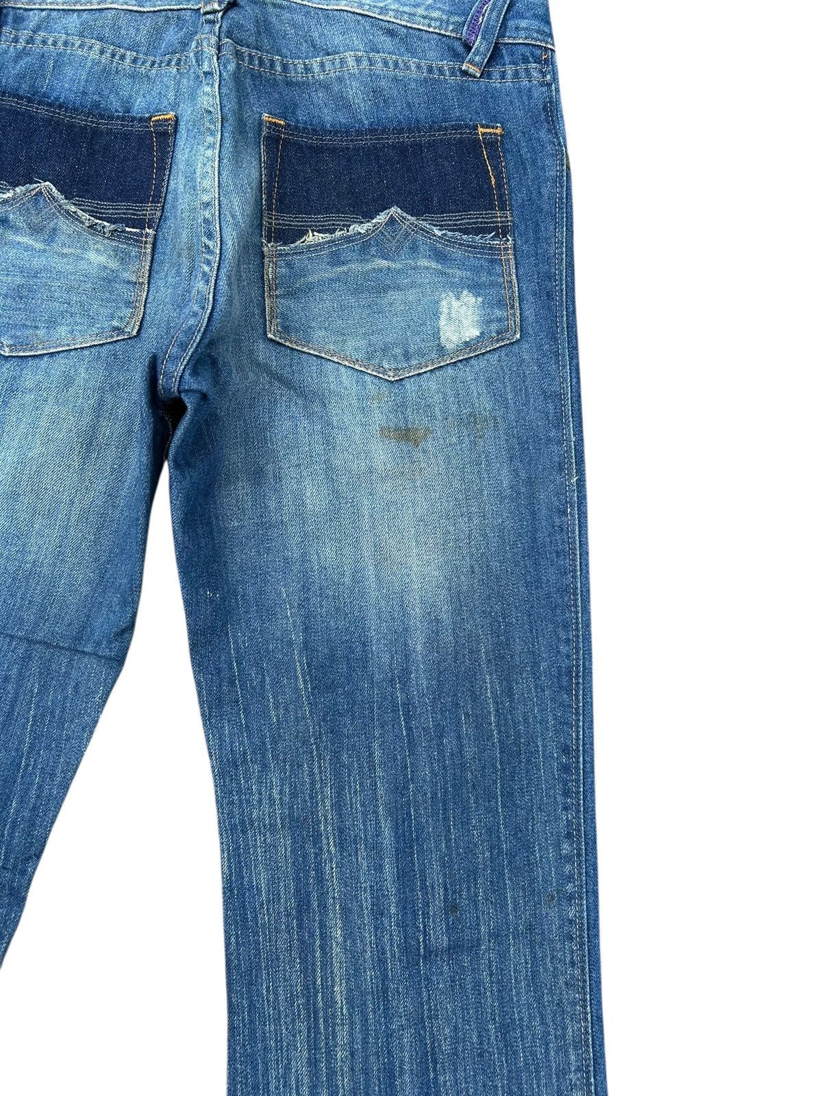 Diesel Flare Diesel Button Fly Distressed Denim Jeans Size US 32 / EU 48 - 10 Thumbnail