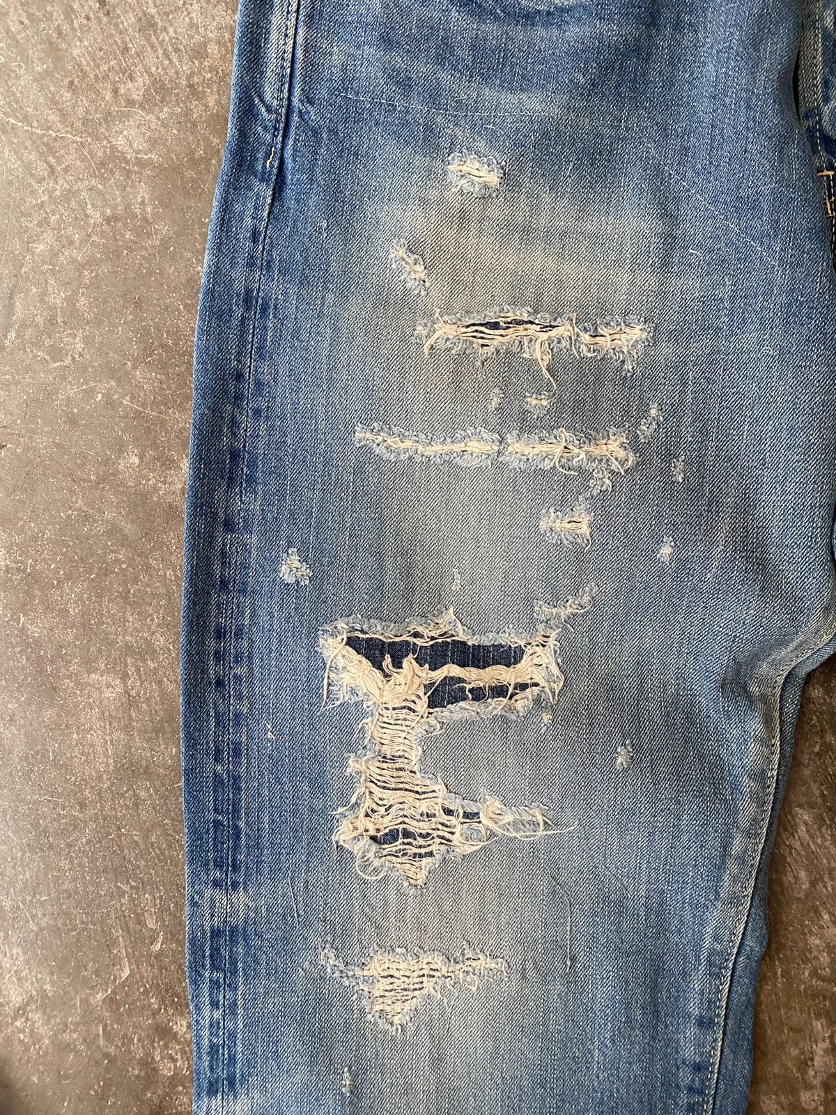 ANACHRONORM Anachronorm Patchwork Jeans Kapital RRL Visvim Boro Needles Size US 34 / EU 50 - 3 Thumbnail