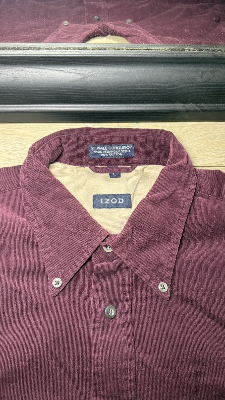 Izod Y2K 2000s Izod Corduroy Button Up Long Sleeve Size US L / EU 52-54 / 3 - 5 Thumbnail