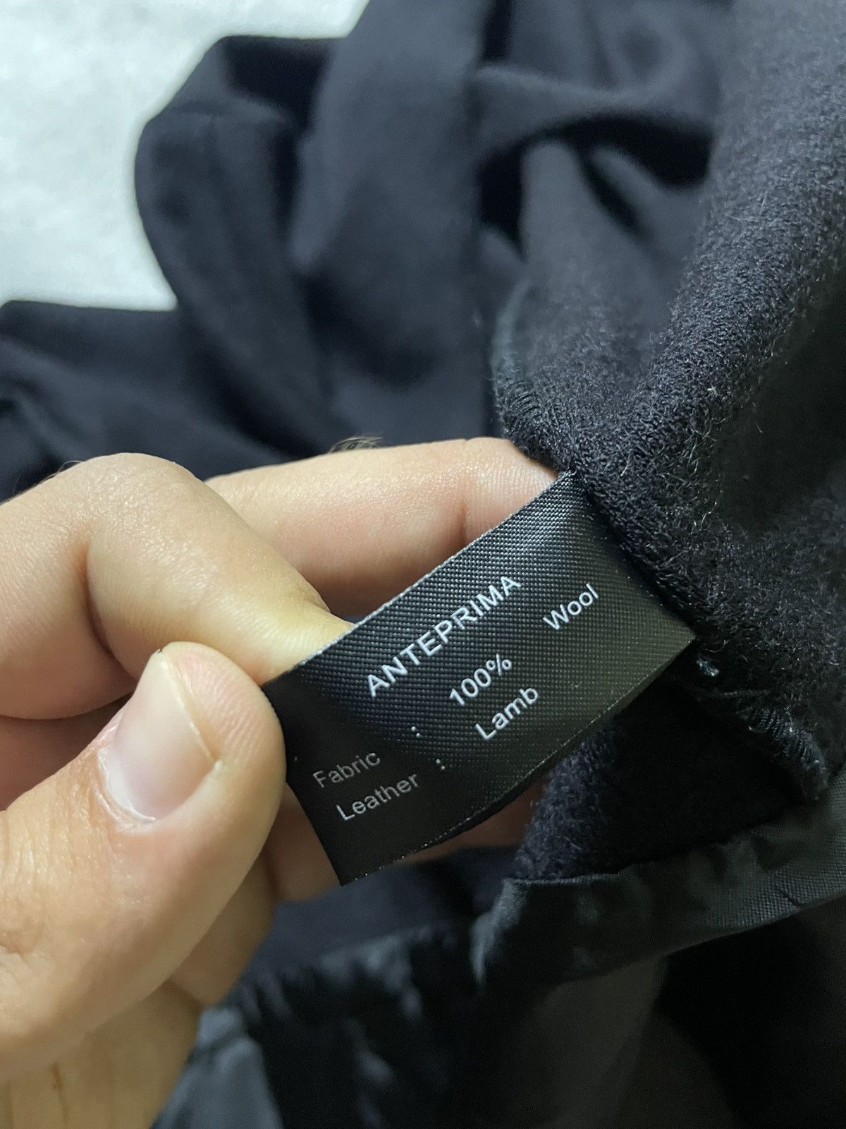 If Six Was Nine Skull (ANTEPRIMA) Rick Owens Black Linen Blazer Raw Edge Cut Size US M / EU 48-50 / 2 - 10 Thumbnail