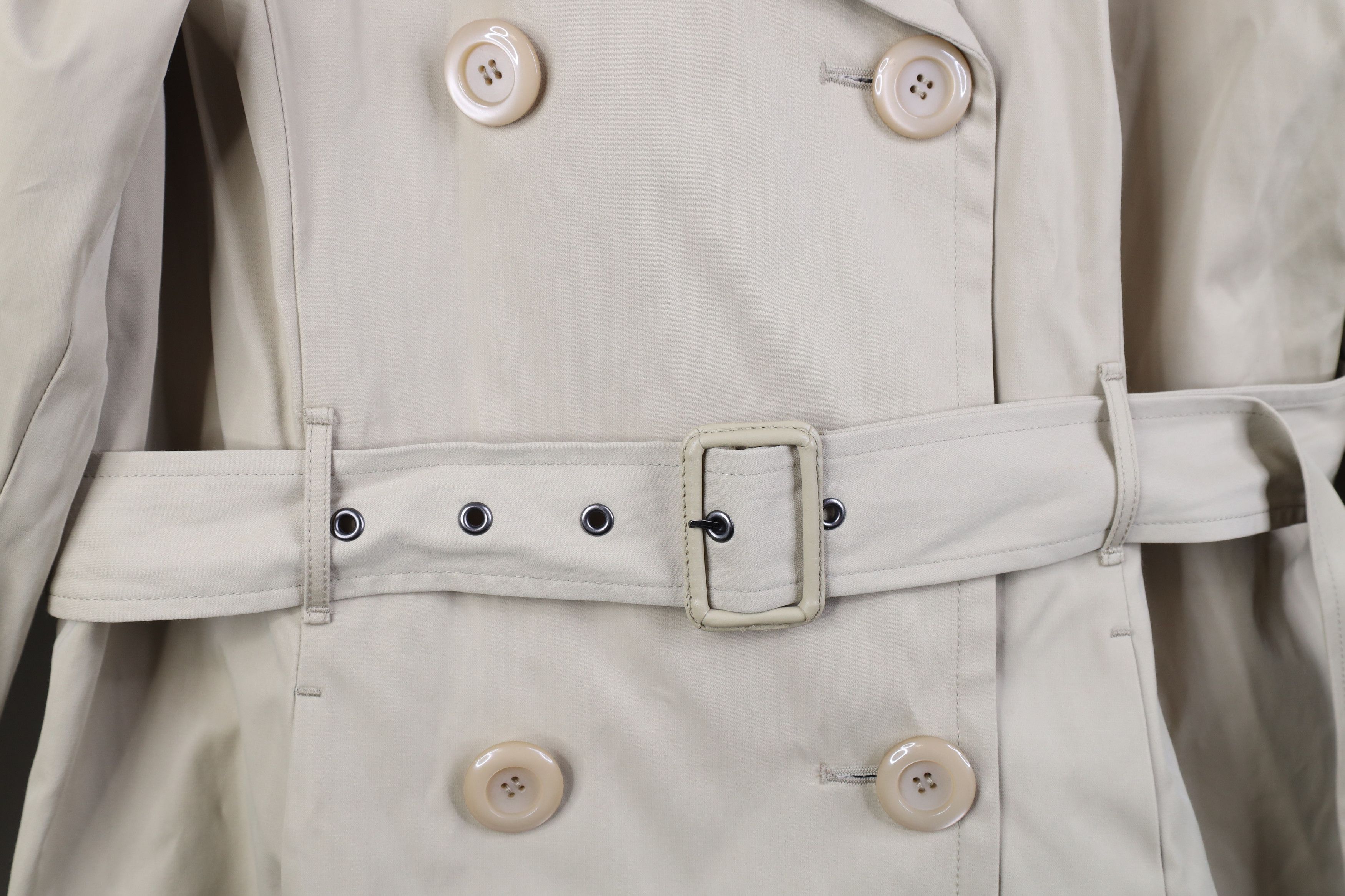 Vintage Vintage 90s Y2K Streetwear Trench Coat Rain Jacket Beige Size XL / US 12-14 / IT 48-50 - 4 Thumbnail