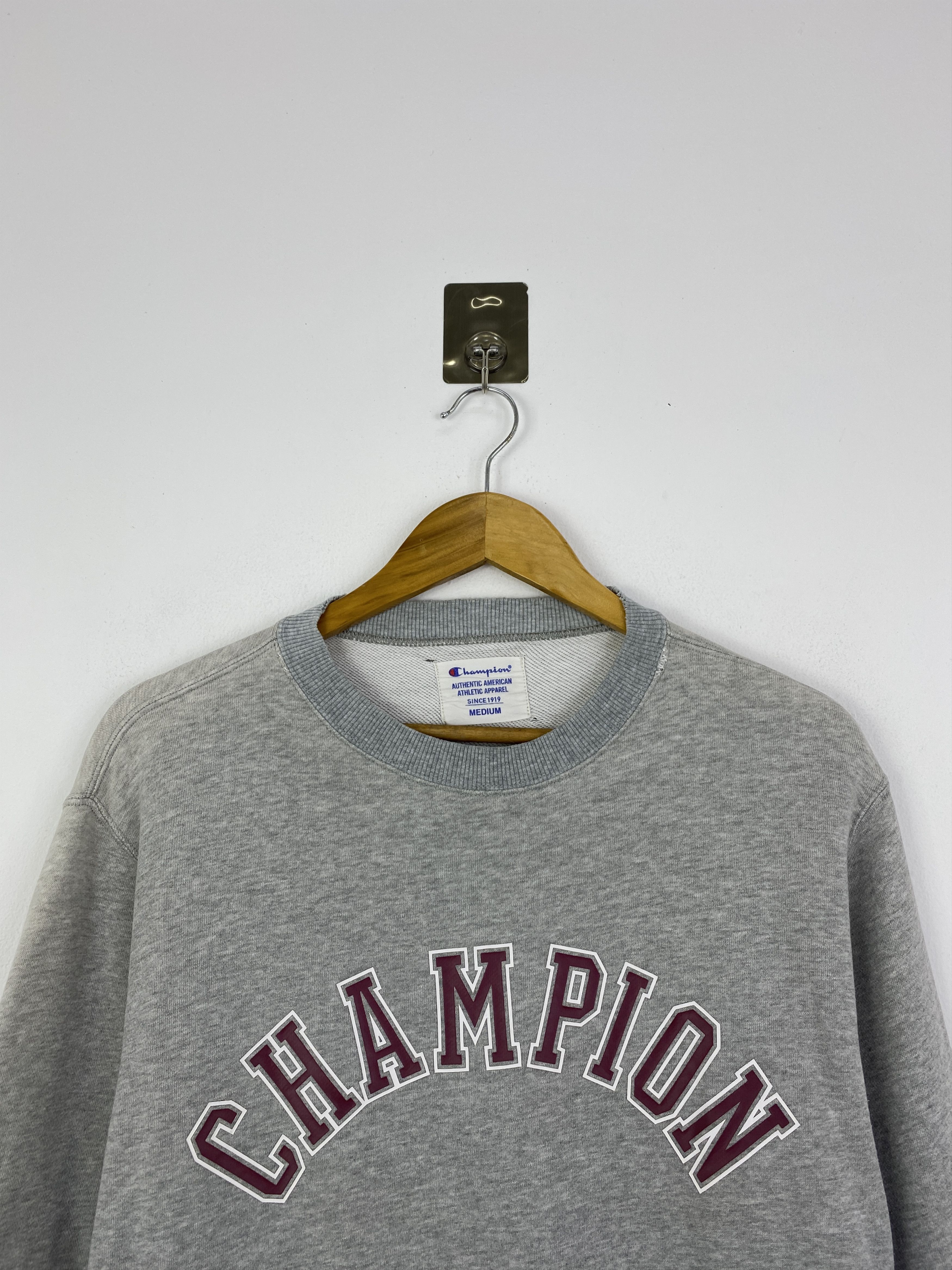 Champion Vintage Champion Arch Wording Pullover Sweatshirt SH0081 Size US M / EU 48-50 / 2 - 2 Thumbnail