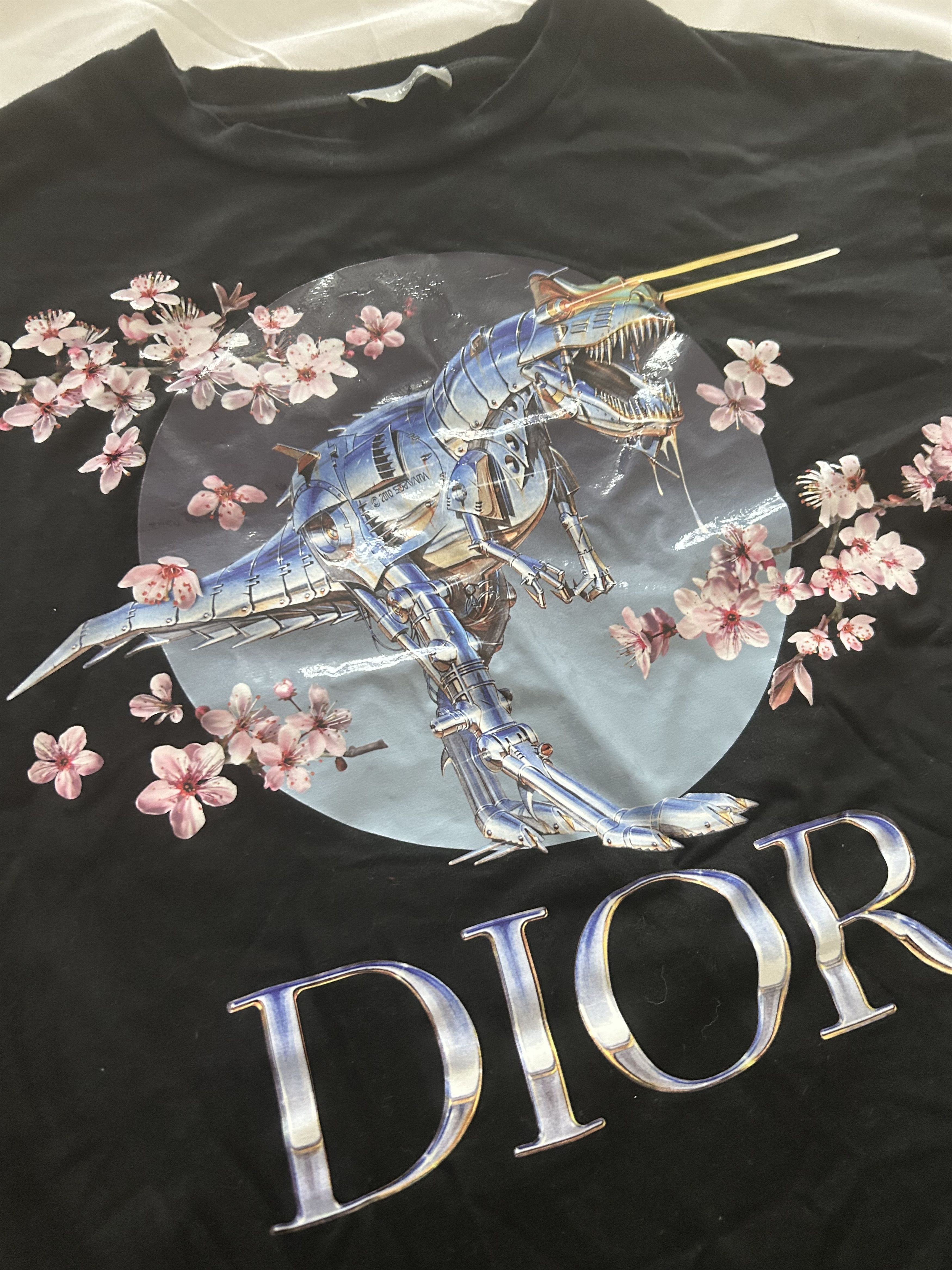 Dior Dior T-Shirt Sorayama Dinosaur T-Rex Shirt Size US S / EU 44-46 / 1 - 3 Thumbnail