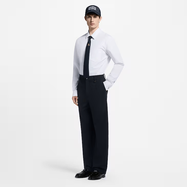 Louis Vuitton Textured Tailored Trousers Size 46S - 5 Thumbnail