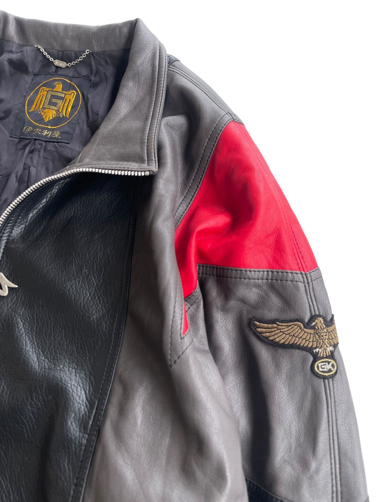 Japanese Brand Vintage MGM Polyester Oversize Bomber Jacket Size US L / EU 52-54 / 3 - 3 Thumbnail