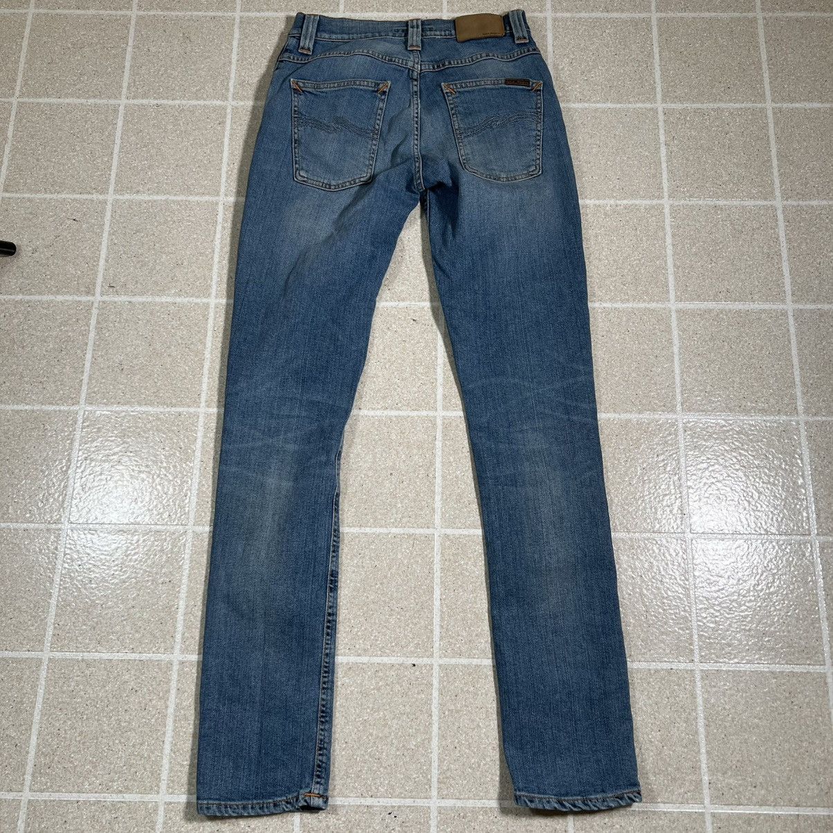 Nudie Jeans Nudie Jeans Grim Tim Salty Stone Blue Men Jeans 26 / 30 Size US 26 / EU 42 - 1 Thumbnail