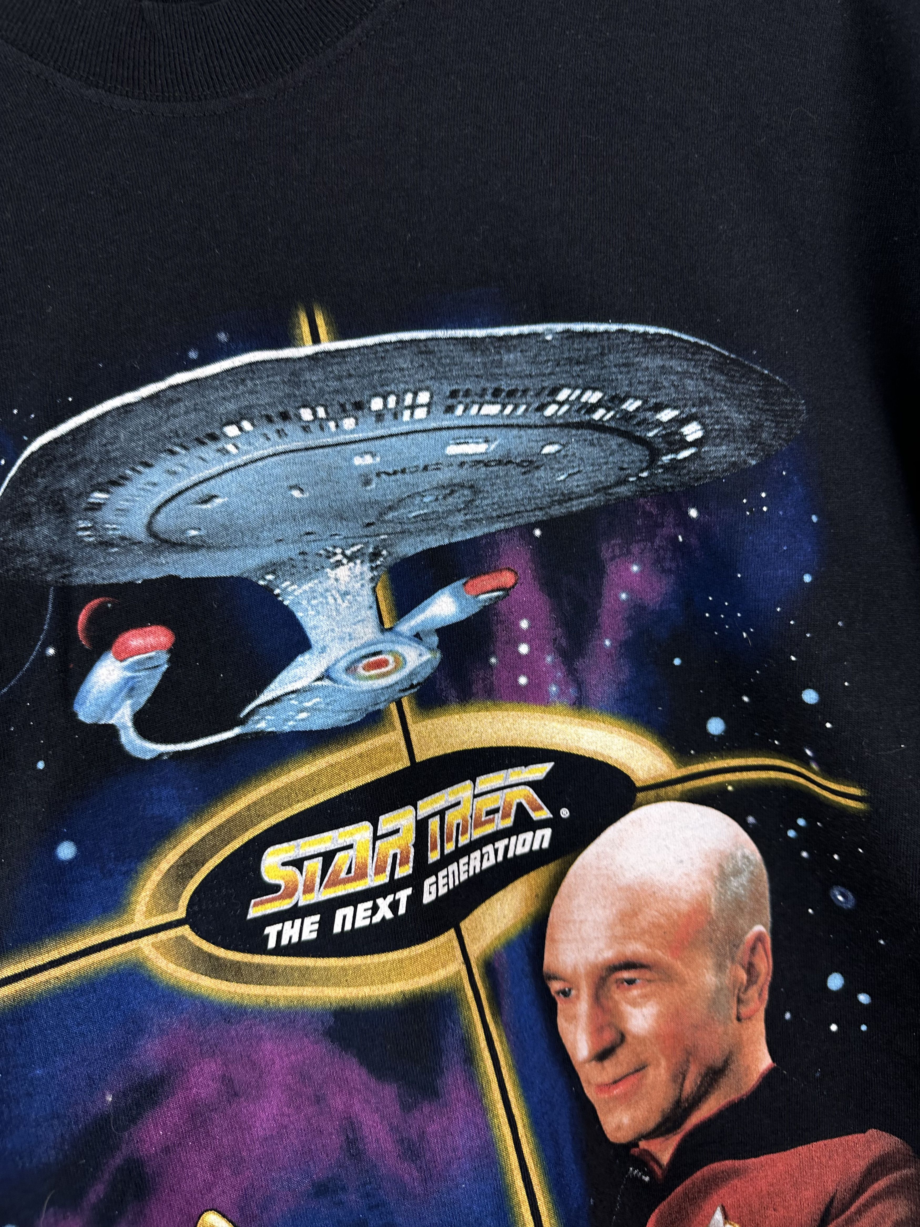 Vintage Vintage Startrek The Next Generation Shirt Tee Movie Rare Size US M / EU 48-50 / 2 - 3 Thumbnail