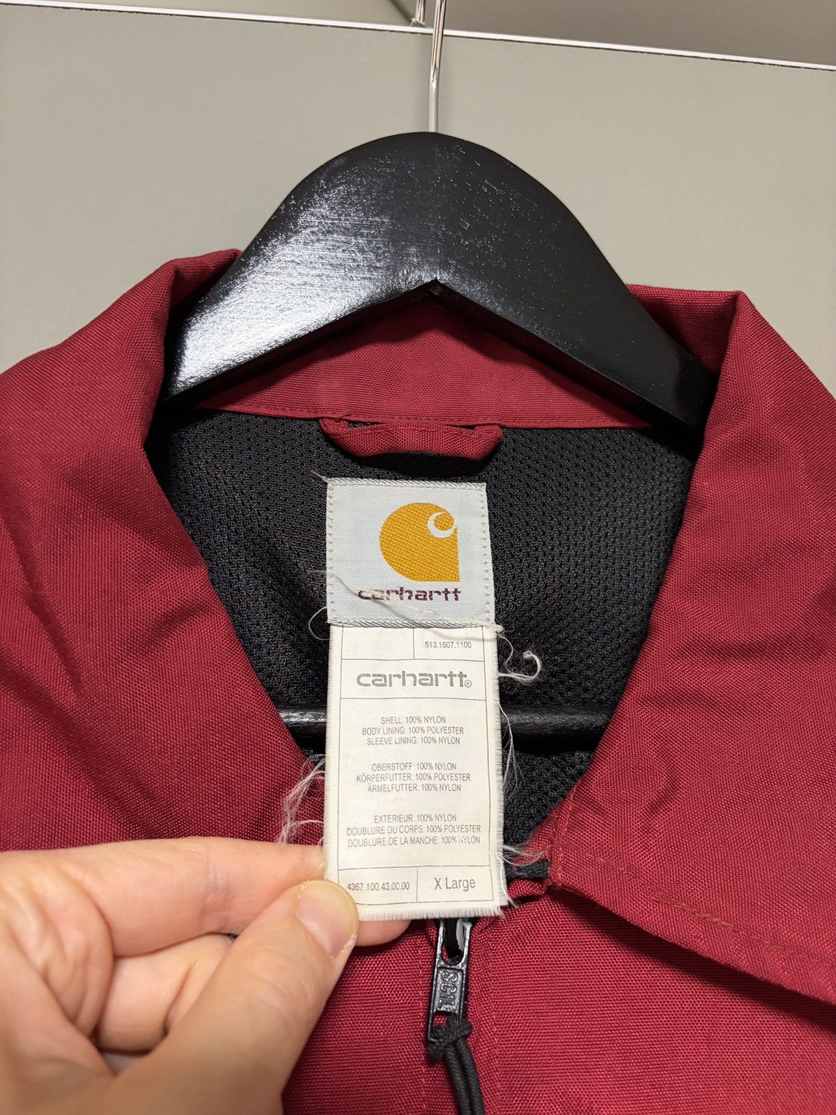 Carhartt Carhartt CORDURA Red Work Jacket Windbreaker Size US XL / EU 56 / 4 - 10 Thumbnail
