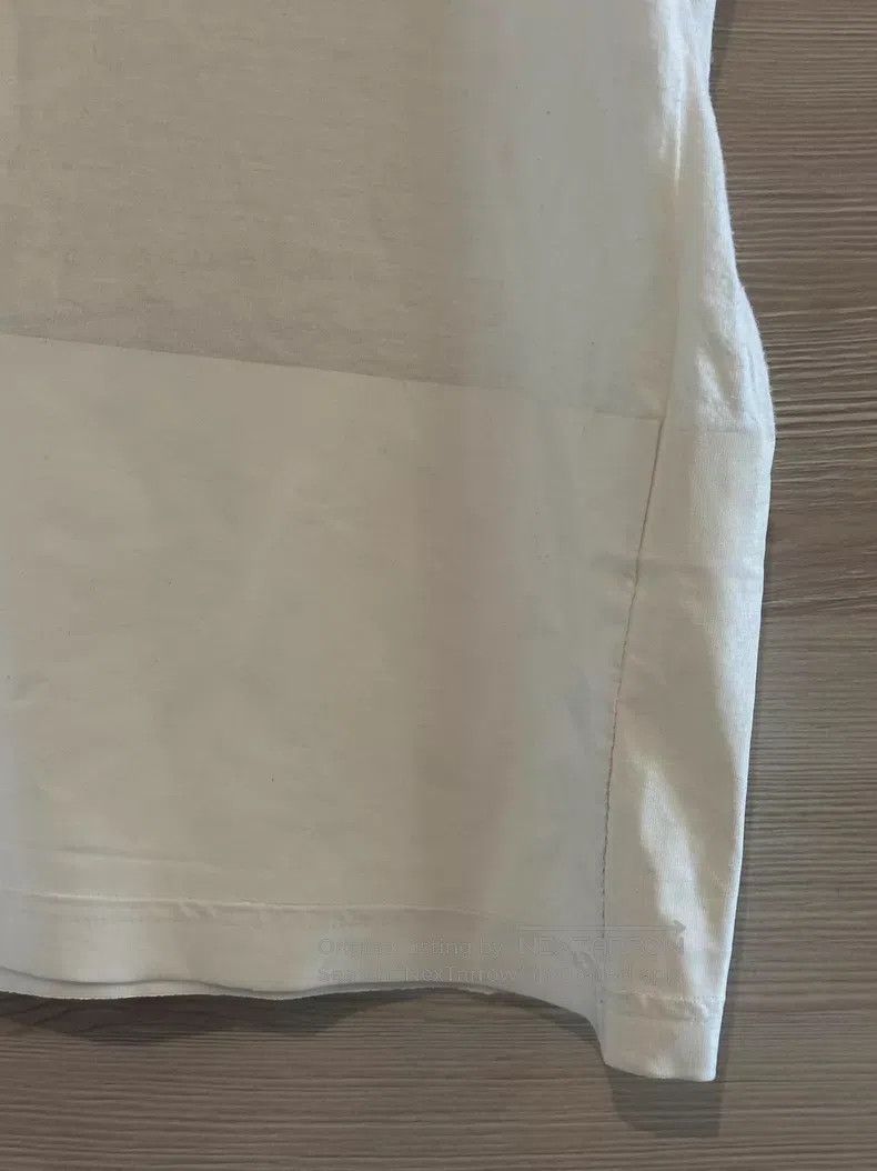 Helmut Lang Helmut Lang White vintage cotton Polo shirt with rubber st Size US M / EU 48-50 / 2 - 5 Thumbnail