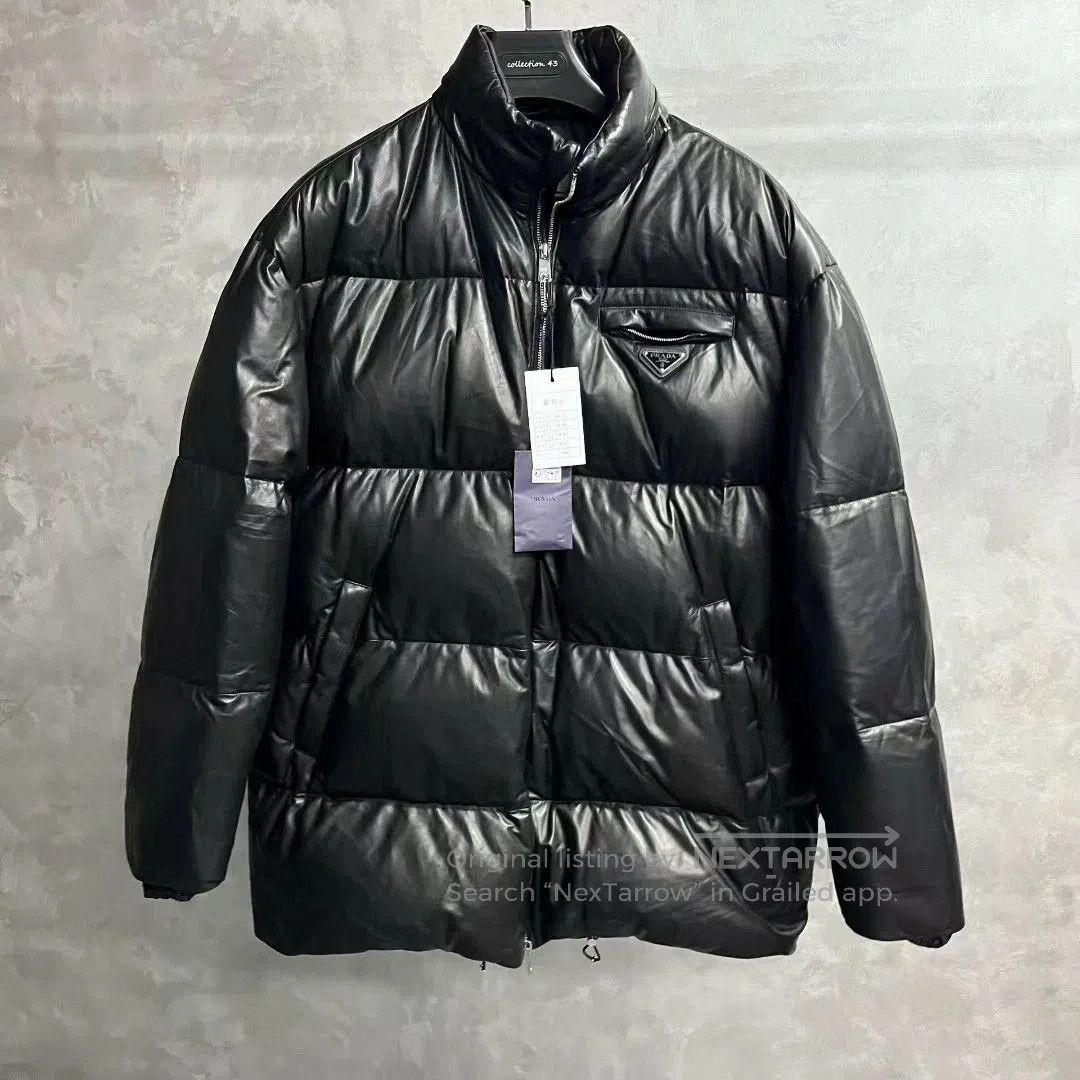 Prada prada black zip-up puffer jacket size 50. Size US M / EU 48-50 / 2 - 1 Thumbnail