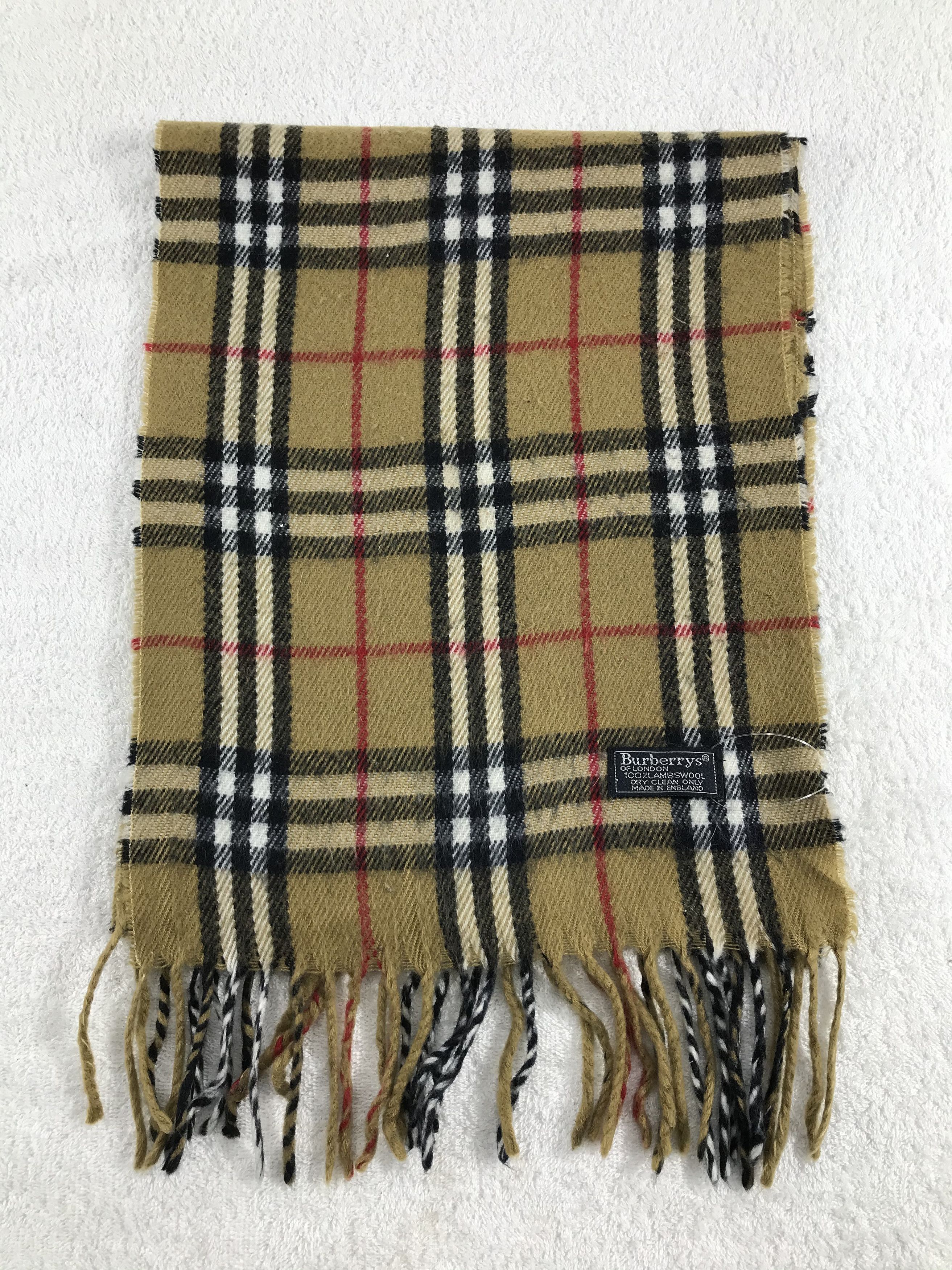 Burberry Vintage Burberry Scarf/Muffler/Neckwear MF649 Size ONE SIZE - 2 Thumbnail
