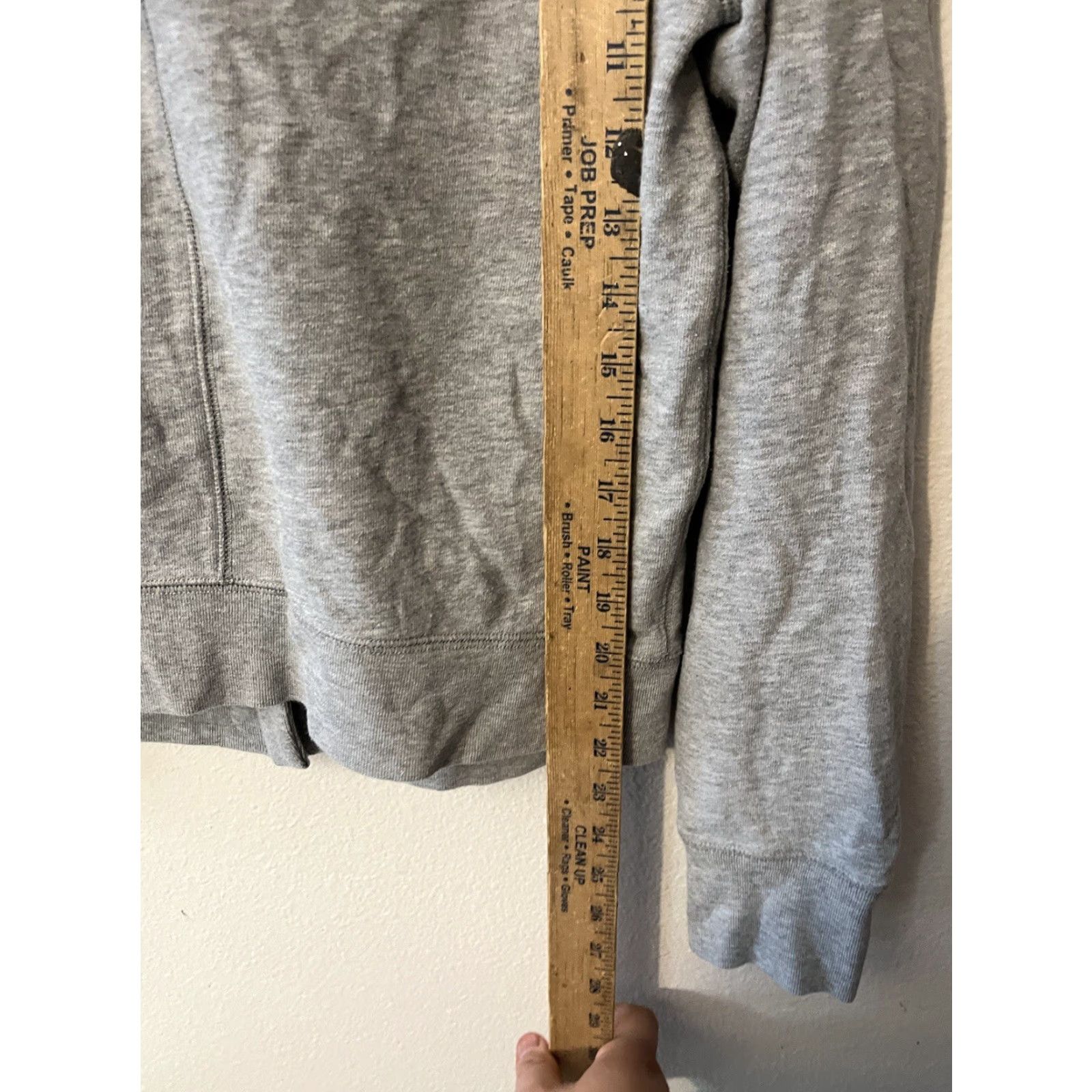 Gap GAP Moto Sweatshirt Jacket Hoodie - Size S Gray Solid Women Jacket, Gray Motorcycle Style, Moto, Motorcycle Theme, Womens, S, Gray Size S / US 4 / IT 40 - 4 Thumbnail