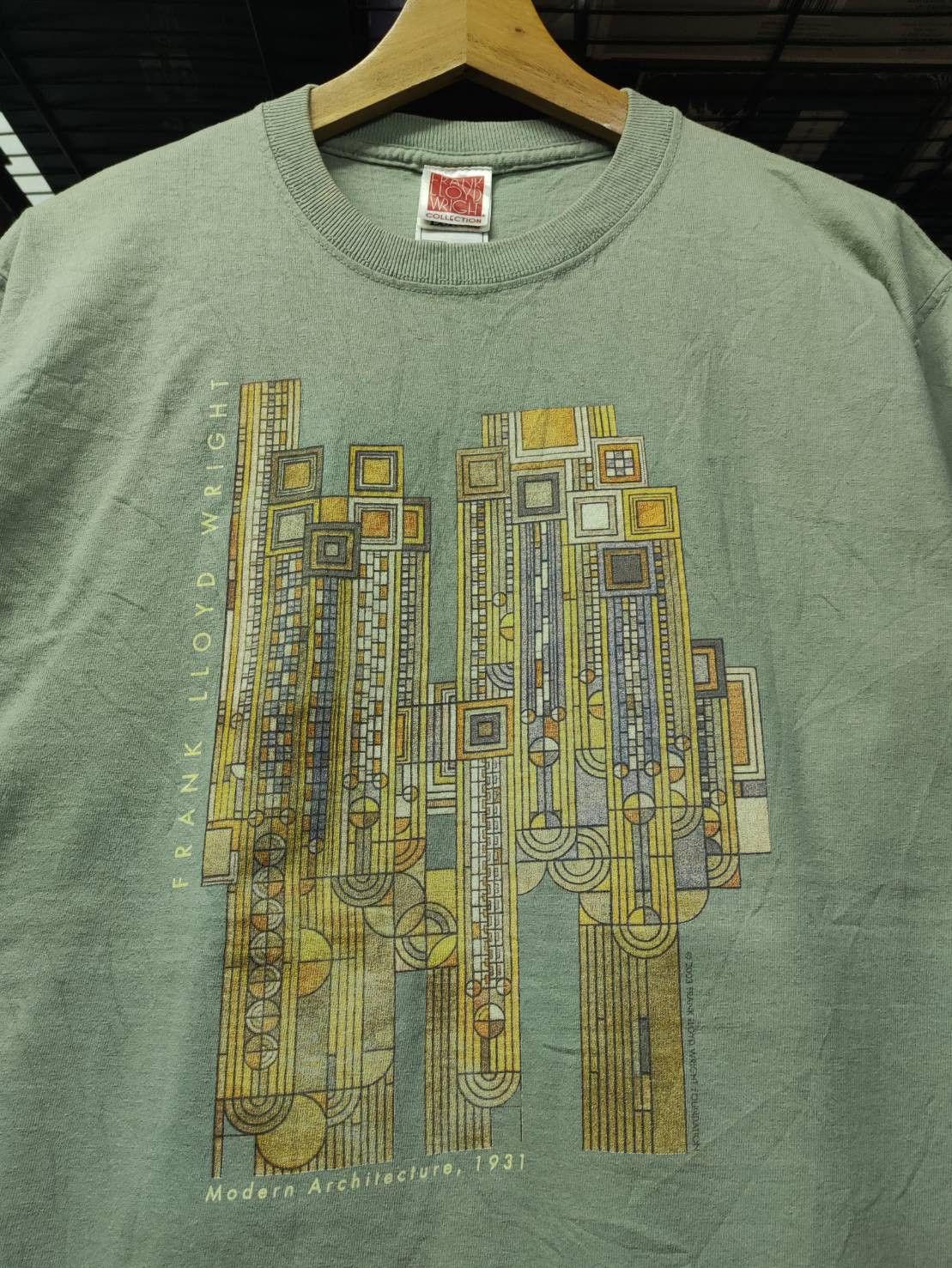 Vintage Vtg 00"s Frank Lloyd Wright " Modern Architecture, 1931 " Size US M / EU 48-50 / 2 - 1 Thumbnail
