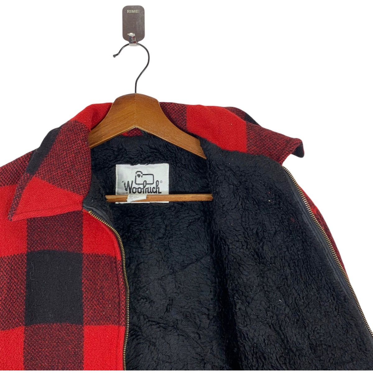 Woolrich Woolen Mills ⚡️🔥 VINTAGE WOOLRICH RED TARTAN WOOL ZIPPER JACKET Size US M / EU 48-50 / 2 - 6 Thumbnail