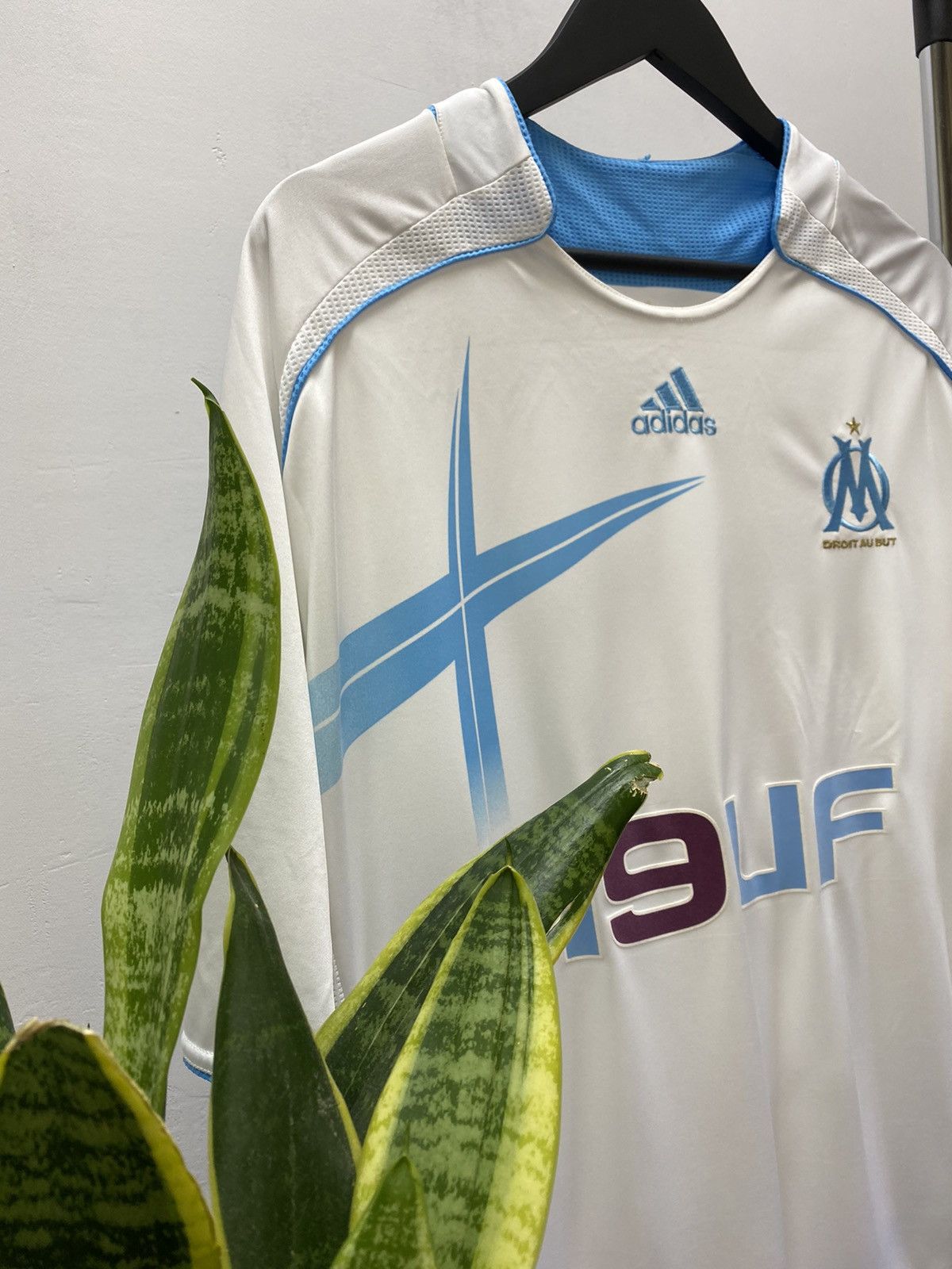 Adidas × Vintage Nasri #22 Olympique Marseille 2007 2008 Soccer Jersey Size US XXL / EU 58 / 5 - 23 Thumbnail