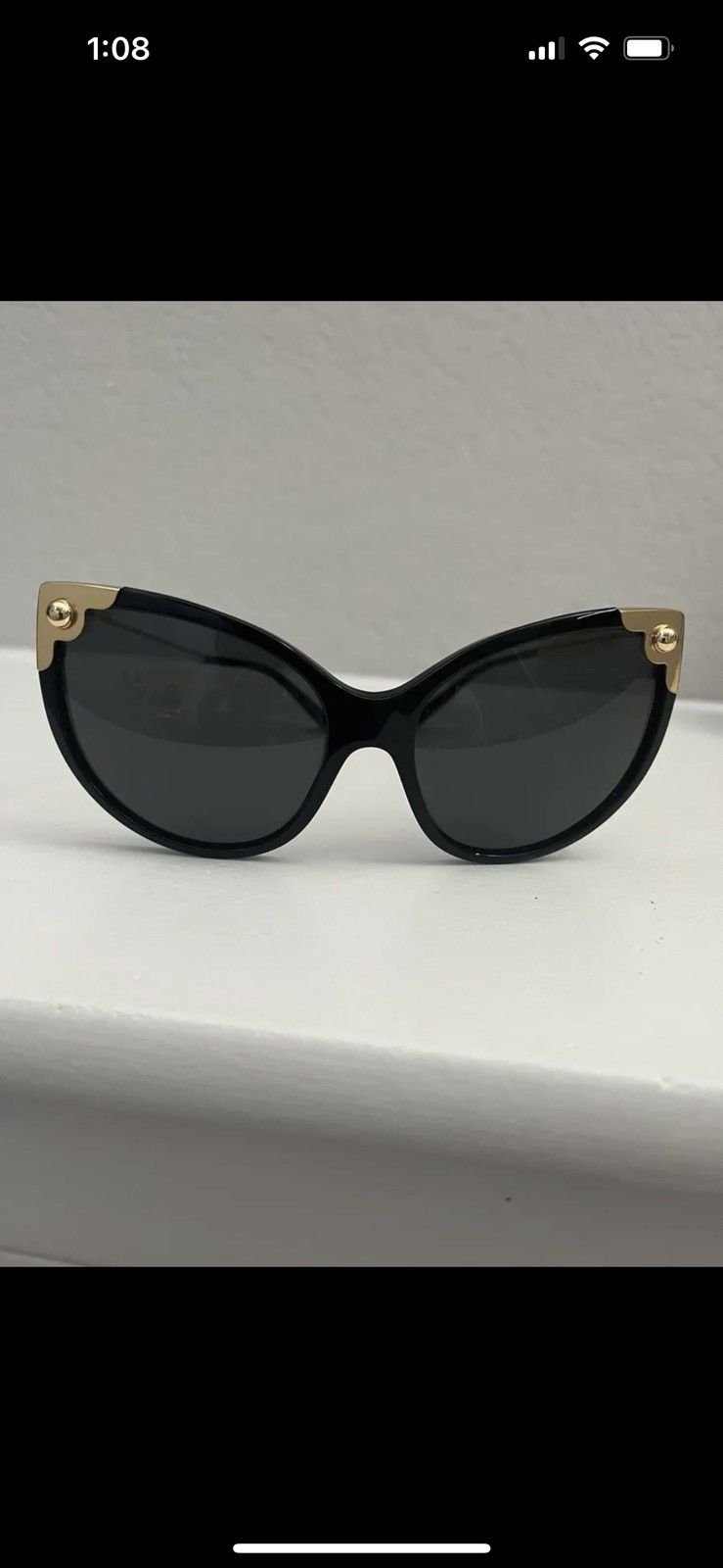 Dolce Gabbana Sunglases in Black, Women's Product Image