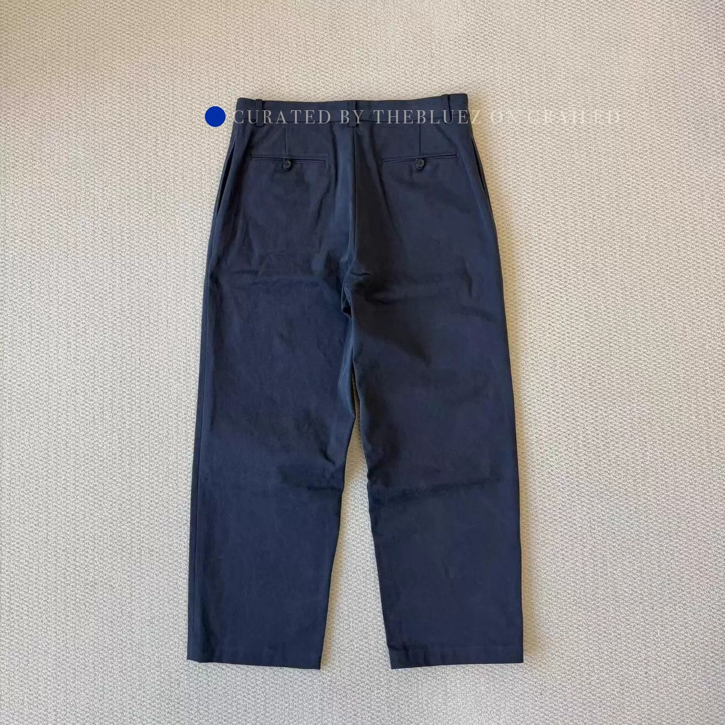 A.PRESSE Wide-Tapered Chino with Riri Brass Zipper Size US 32 / EU 48 - 1 Thumbnail