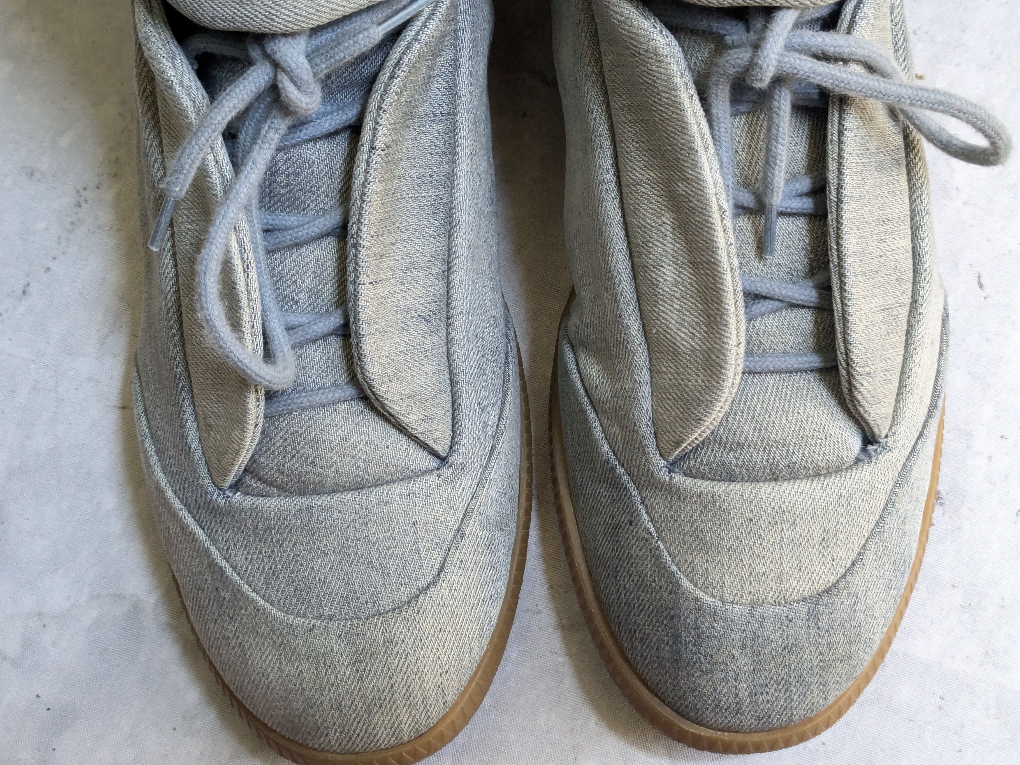 Maison Margiela Maison Margiela Future Sneakers Blue Denim 8 41 High Tops Size US 8 / EU 41 - 3 Thumbnail