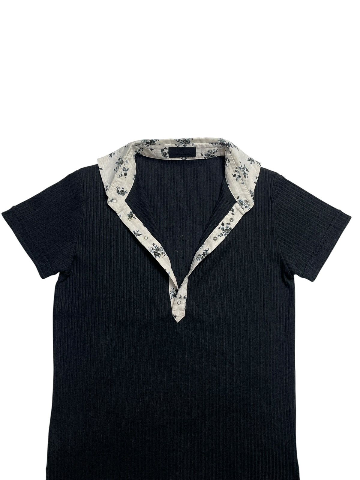 14th Addiction 2000’s Atelier SAB - Ribbet Henley Shirt Size US M / EU 48-50 / 2 - 4 Thumbnail