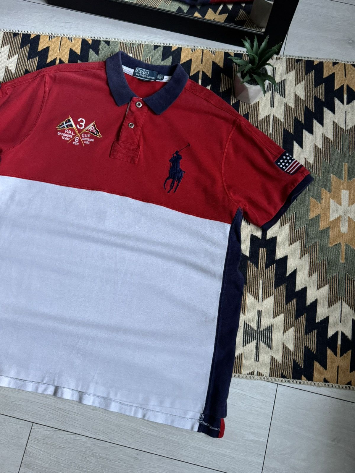 Polo Ralph Lauren Vintage Polo Ralph Lauren PRL #3 Chief Kief USA T-shirt Size US XXL / EU 58 / 5 - 4 Thumbnail